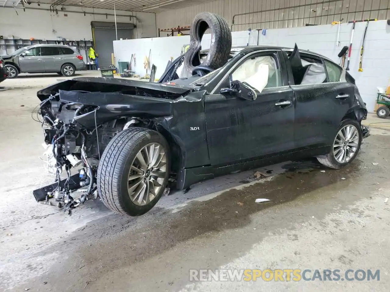1 fotografías del automóvil dañado JN1EV7AR5LM250718 INFINITI Q50 2020