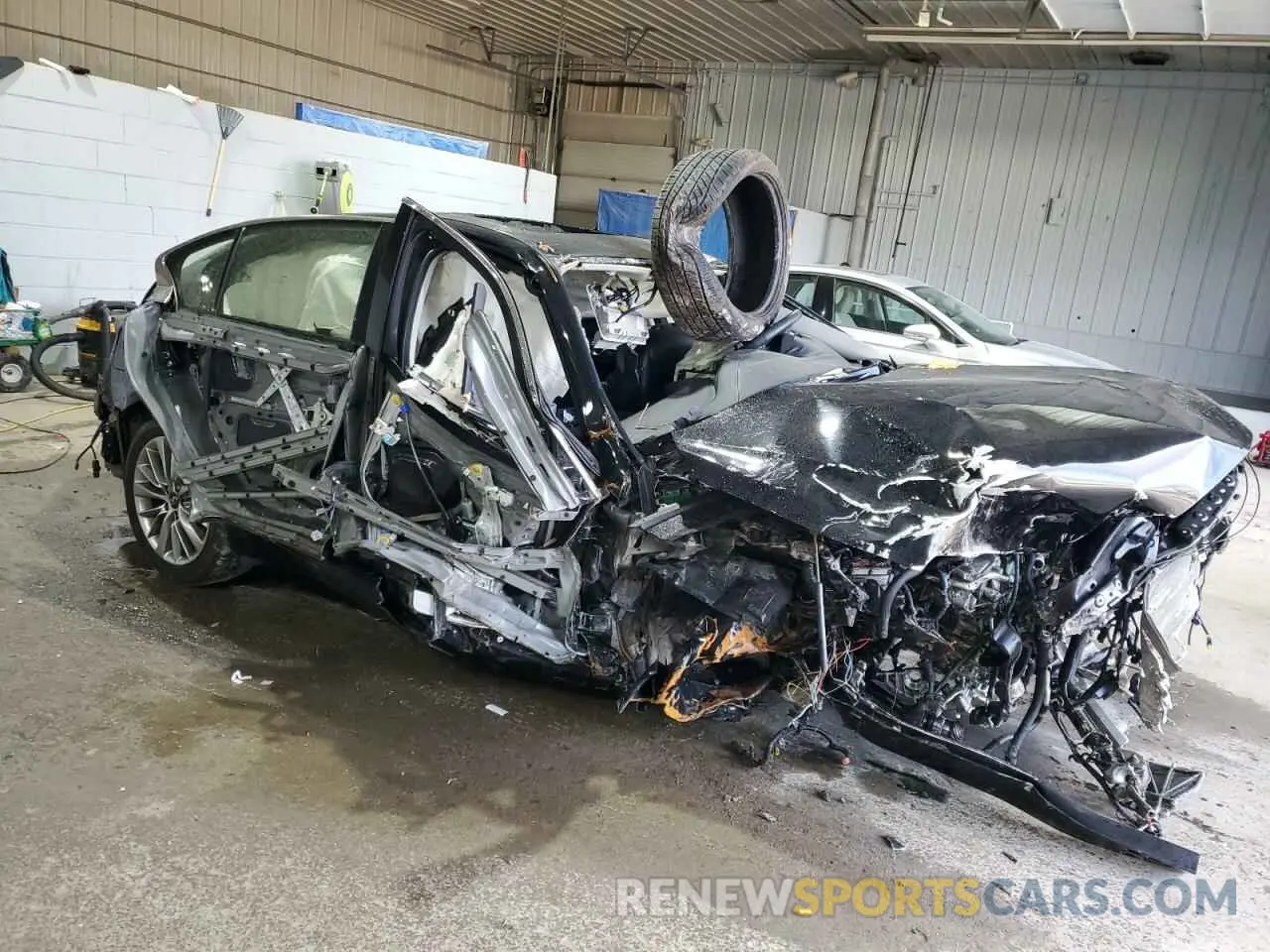 4 fotografías del automóvil dañado JN1EV7AR5LM250718 INFINITI Q50 2020