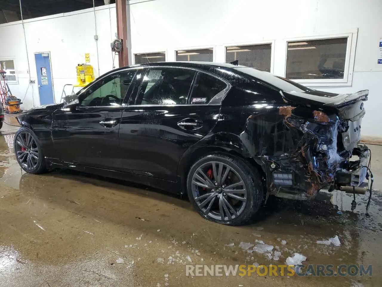 2 fotografías del automóvil dañado JN1EV7AR5LM253649 INFINITI Q50 2020