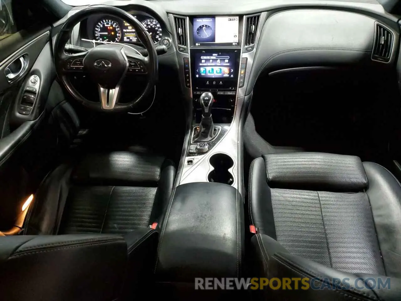 8 fotografías del automóvil dañado JN1EV7AR5LM253649 INFINITI Q50 2020
