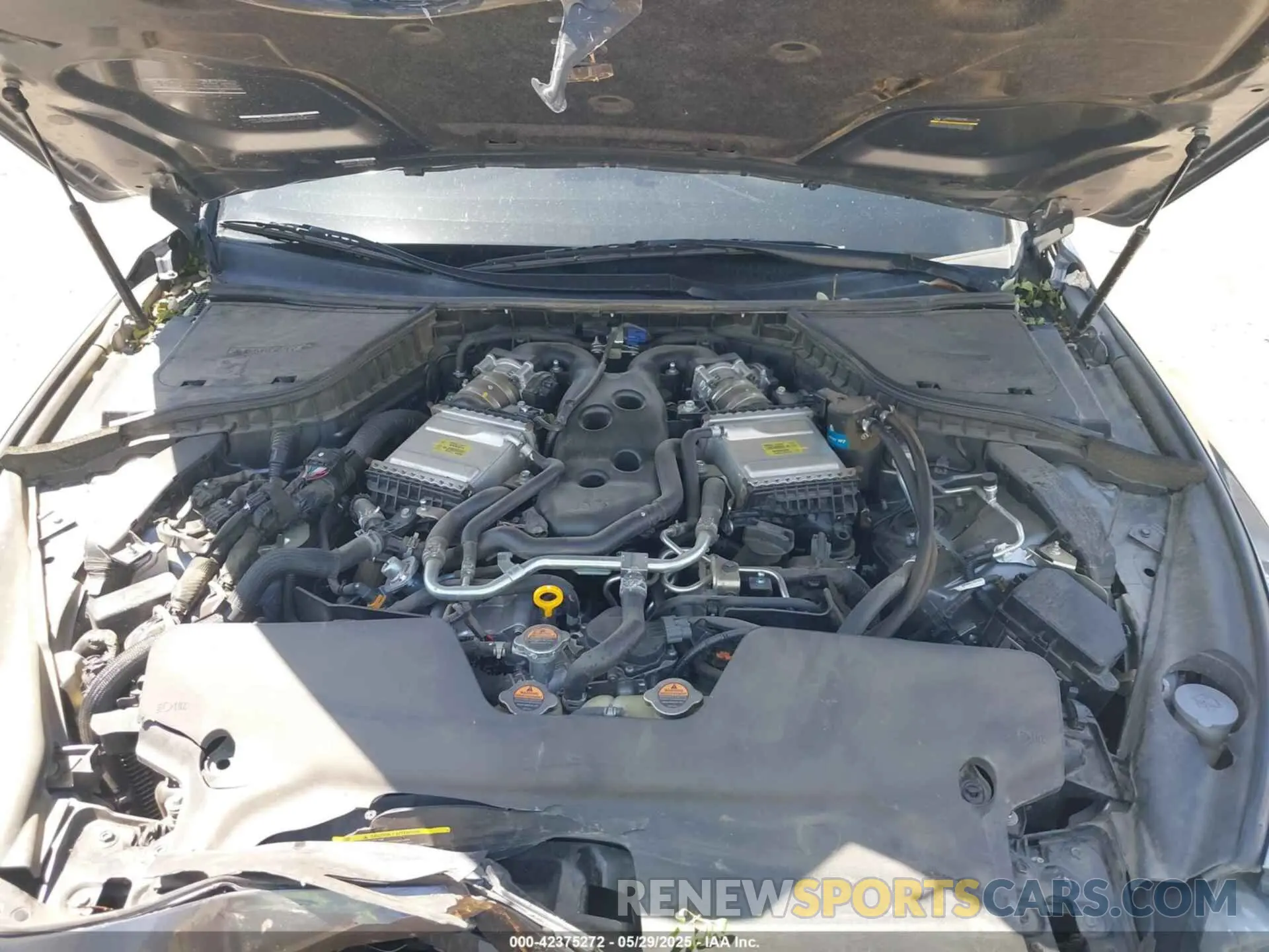 10 fotografías del automóvil dañado JN1EV7AR5LM255479 INFINITI Q50 2020