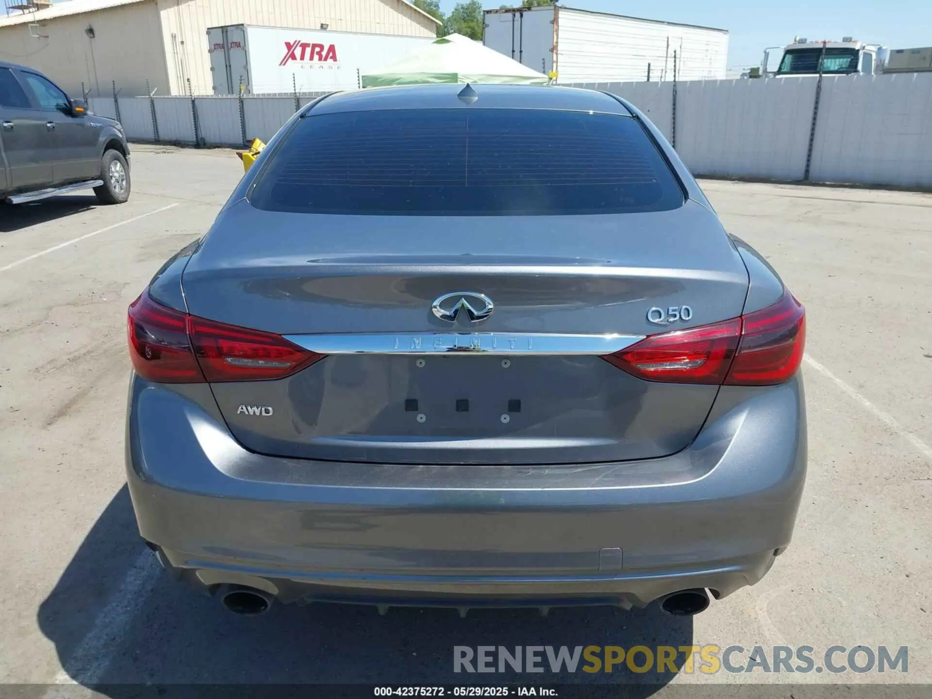 16 fotografías del automóvil dañado JN1EV7AR5LM255479 INFINITI Q50 2020