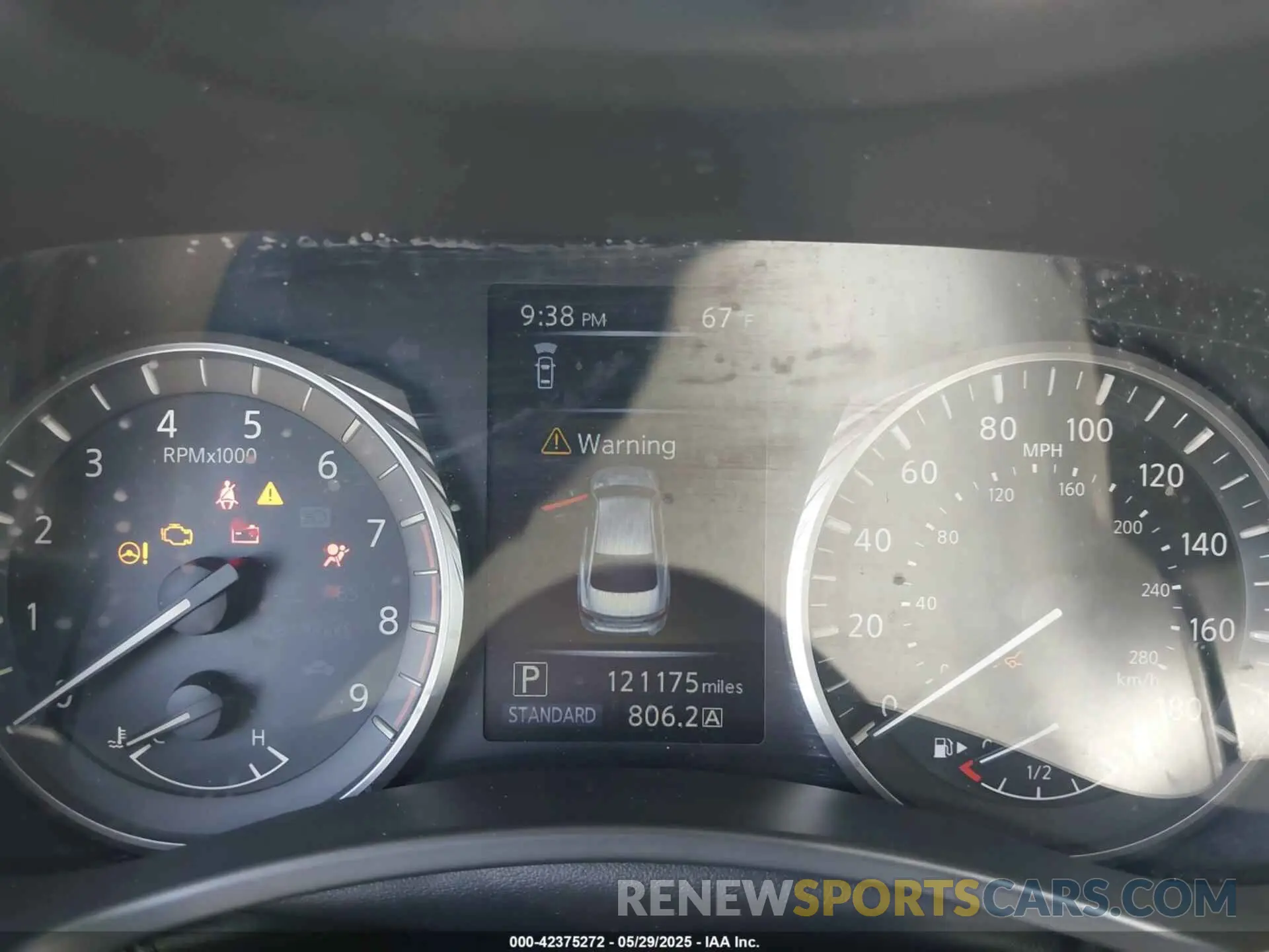 7 fotografías del automóvil dañado JN1EV7AR5LM255479 INFINITI Q50 2020