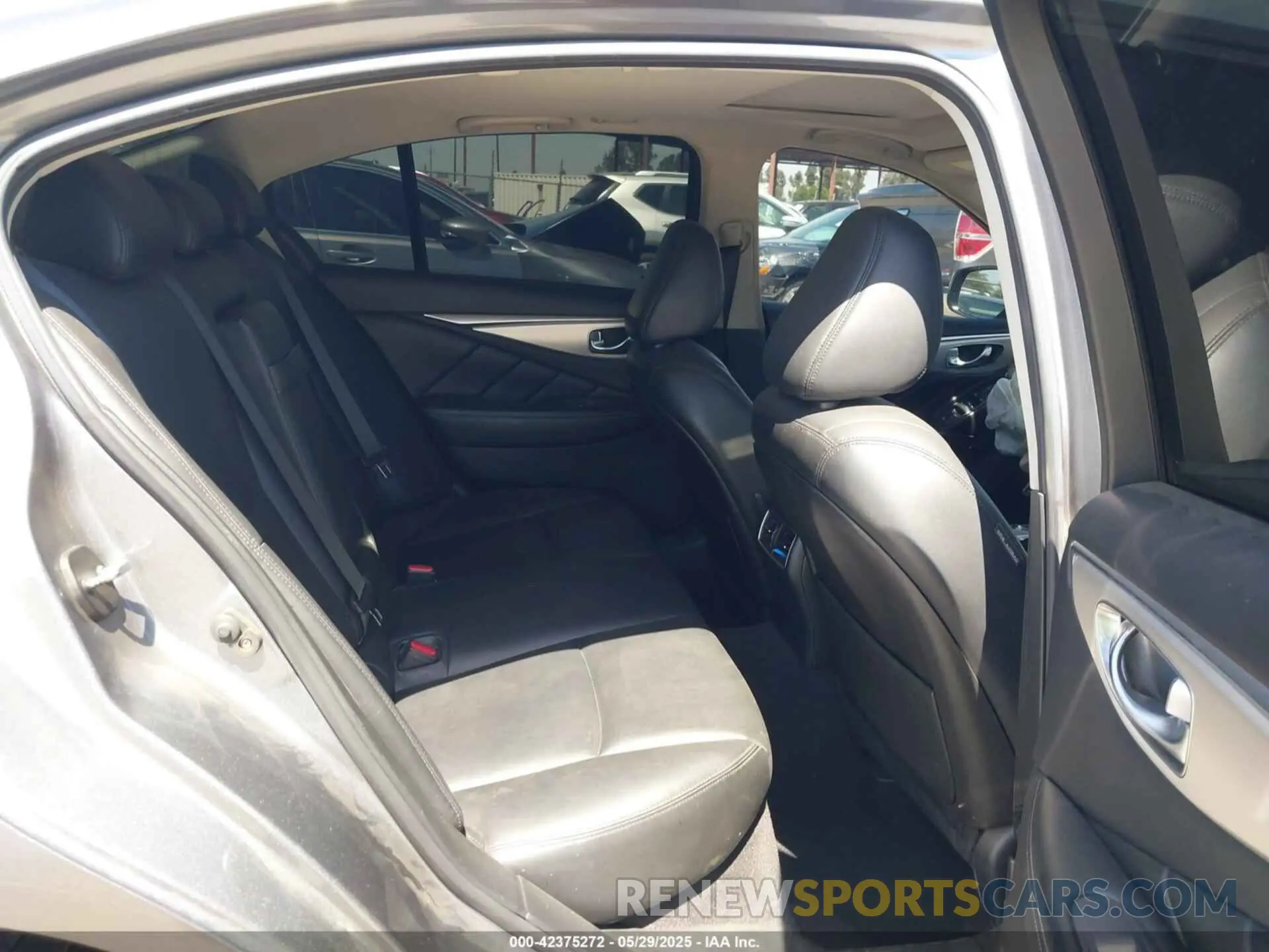 8 fotografías del automóvil dañado JN1EV7AR5LM255479 INFINITI Q50 2020