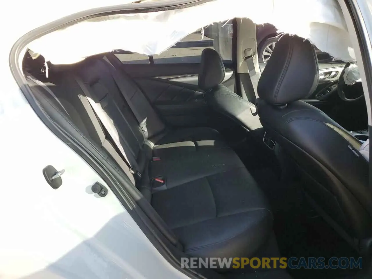 10 fotografías del automóvil dañado JN1EV7AR6LM250968 INFINITI Q50 2020