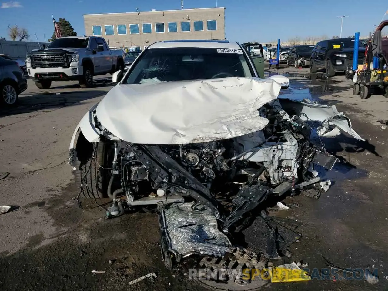 5 fotografías del automóvil dañado JN1EV7AR6LM250968 INFINITI Q50 2020