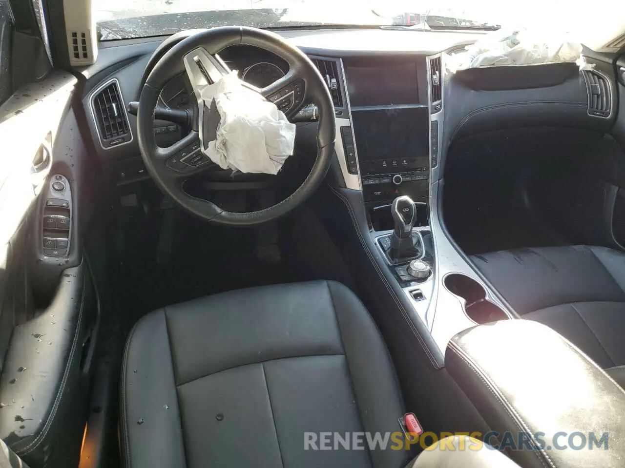 8 fotografías del automóvil dañado JN1EV7AR6LM250968 INFINITI Q50 2020