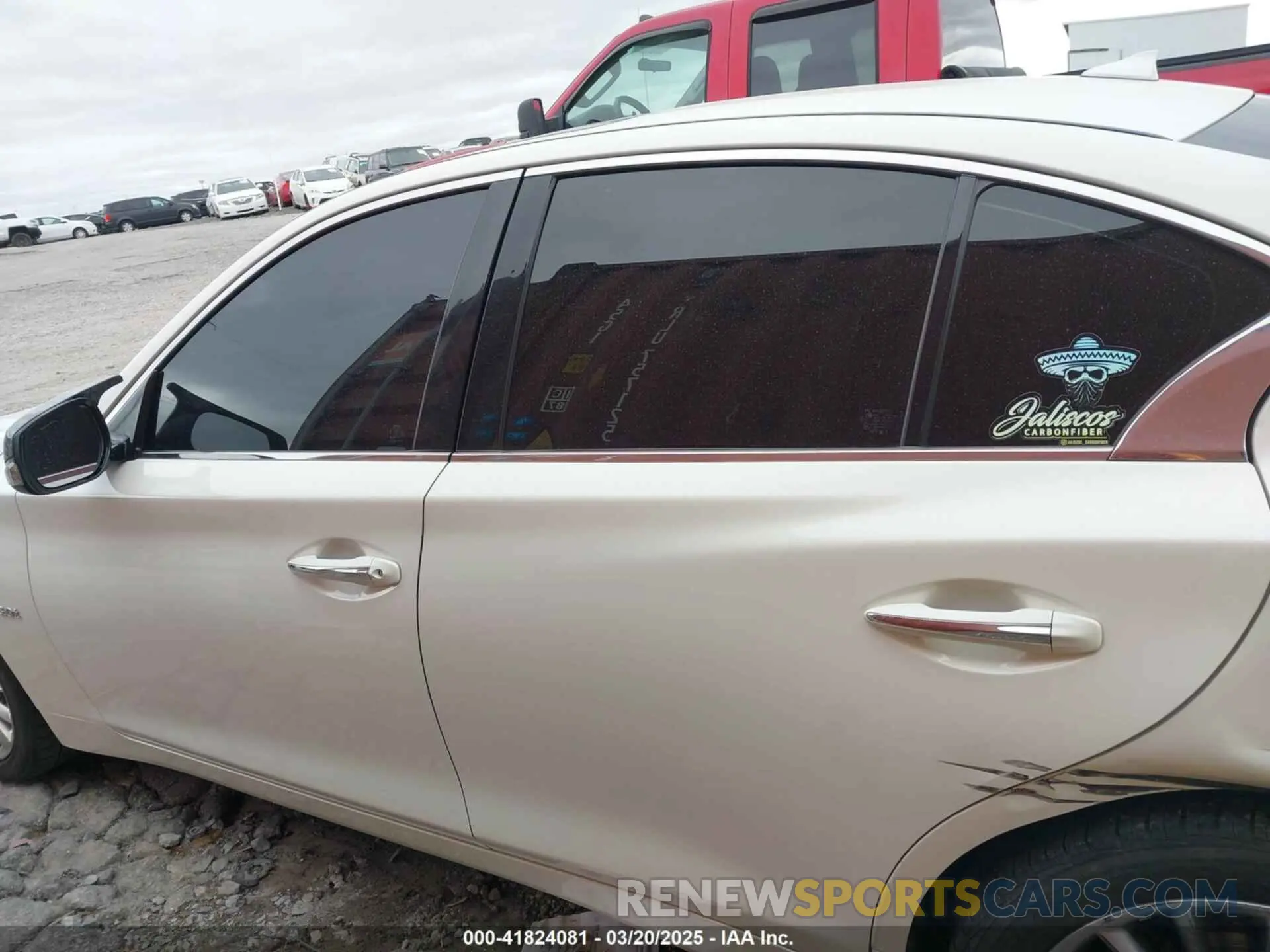 14 fotografías del automóvil dañado JN1EV7AR7LM250137 INFINITI Q50 2020