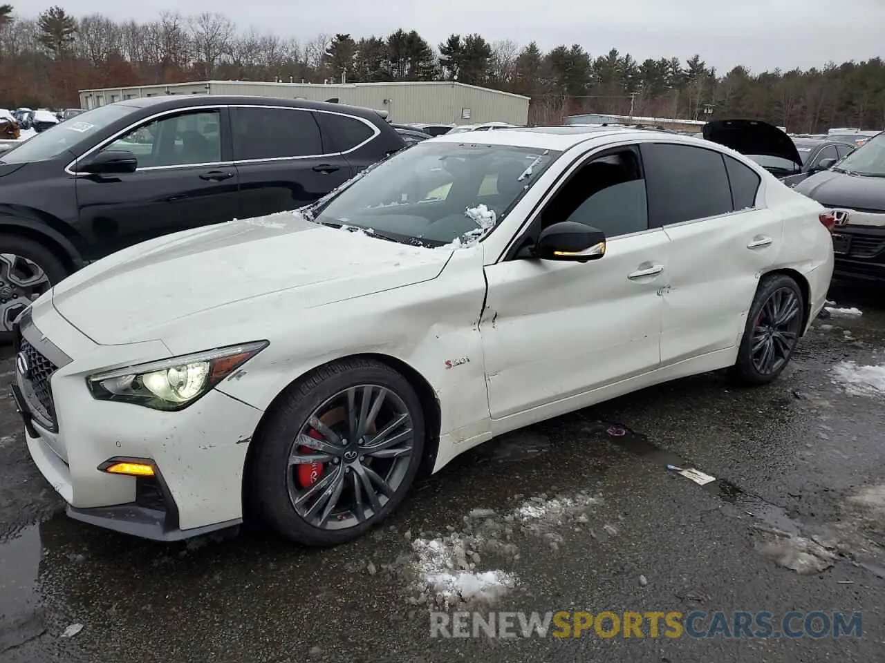 1 fotografías del automóvil dañado JN1EV7AR7LM253510 INFINITI Q50 2020