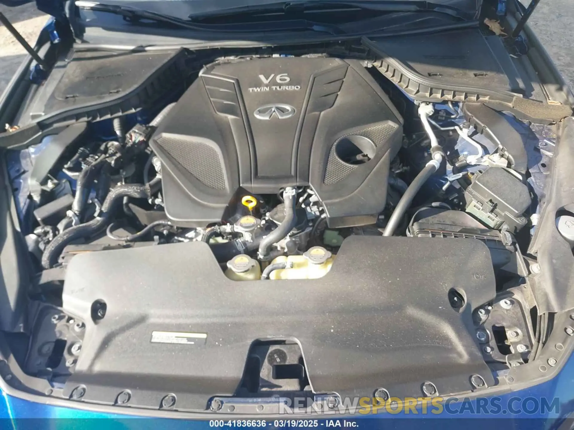 10 fotografías del automóvil dañado JN1EV7AR8LM250180 INFINITI Q50 2020