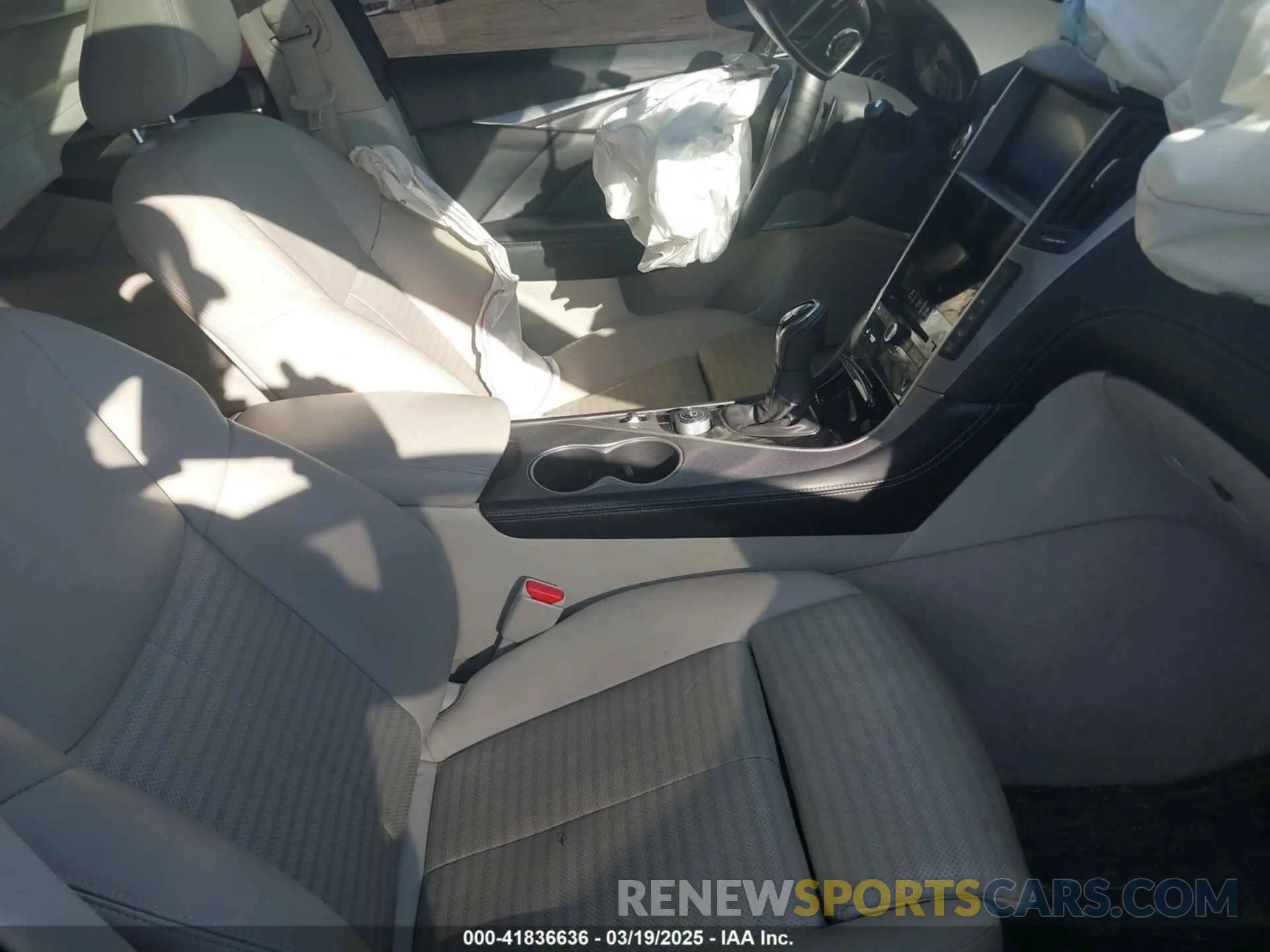 5 fotografías del automóvil dañado JN1EV7AR8LM250180 INFINITI Q50 2020