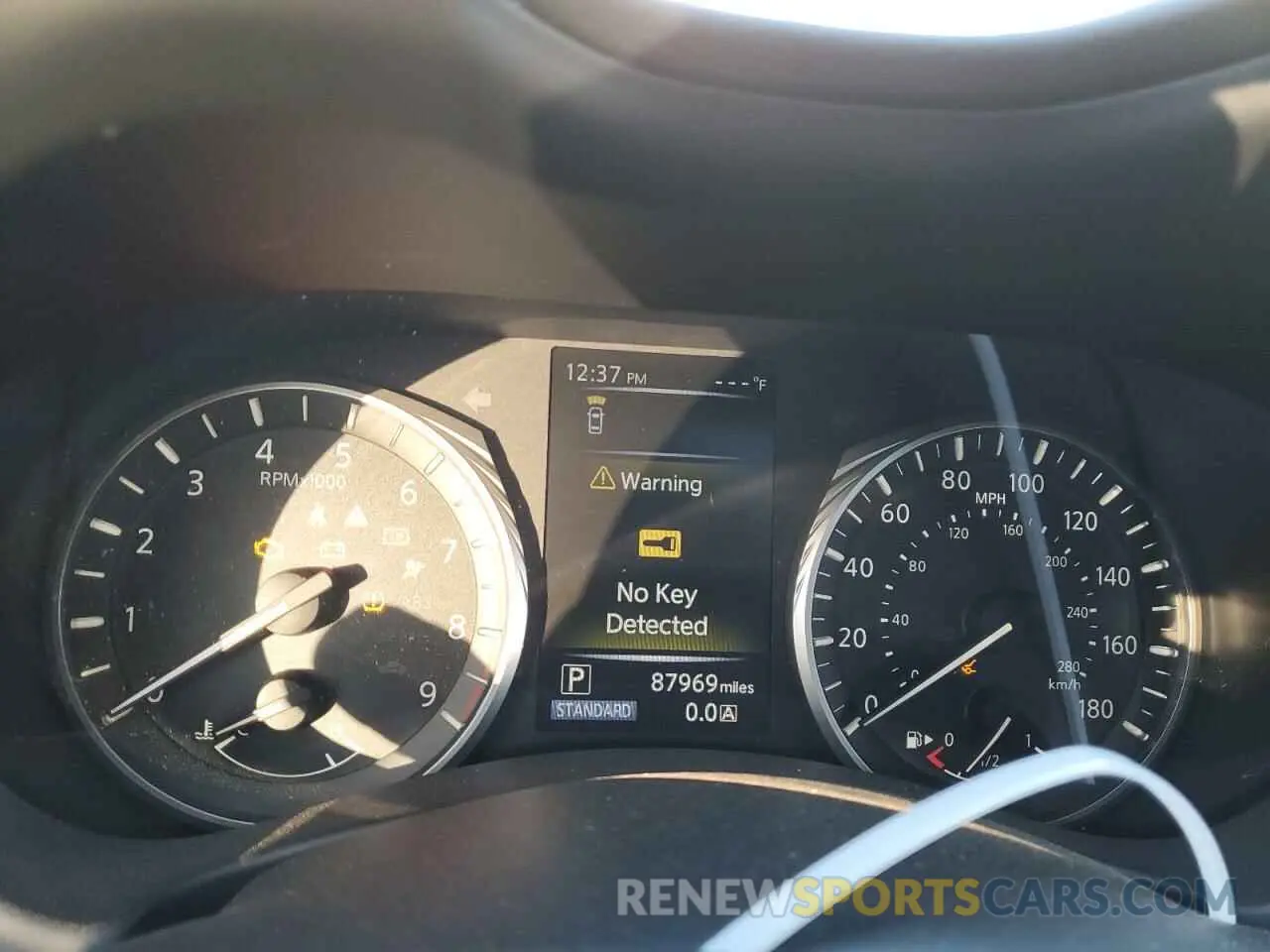 9 fotografías del automóvil dañado JN1EV7AR8LM250230 INFINITI Q50 2020
