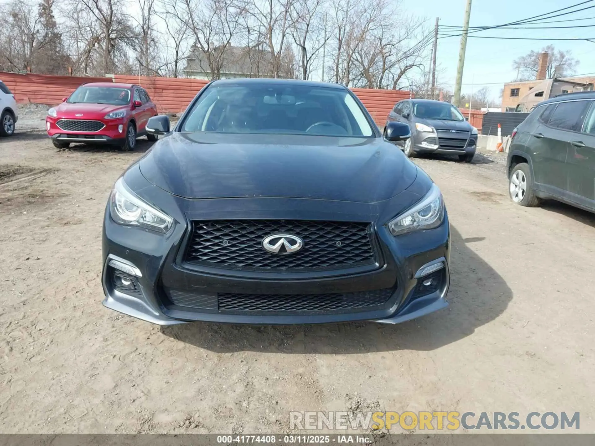 12 fotografías del automóvil dañado JN1EV7AR8LM254553 INFINITI Q50 2020