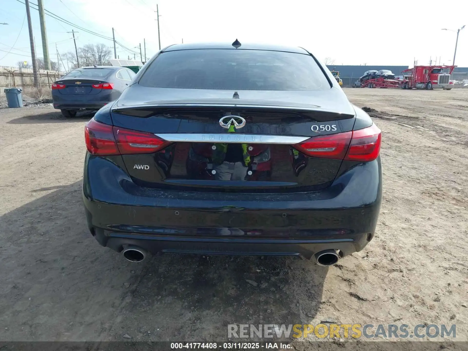 16 fotografías del automóvil dañado JN1EV7AR8LM254553 INFINITI Q50 2020