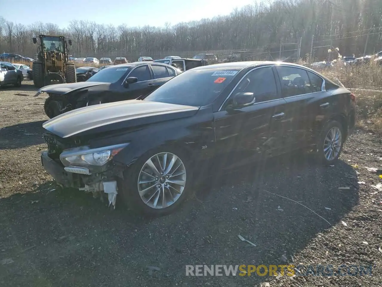 1 fotografías del automóvil dañado JN1EV7AR8LM255427 INFINITI Q50 2020