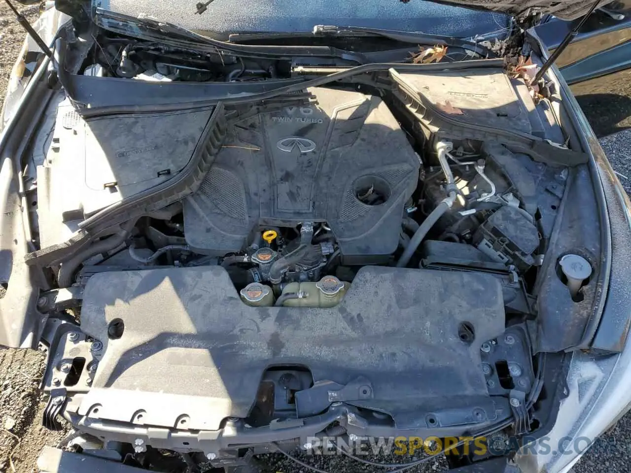 11 fotografías del automóvil dañado JN1EV7AR8LM255427 INFINITI Q50 2020