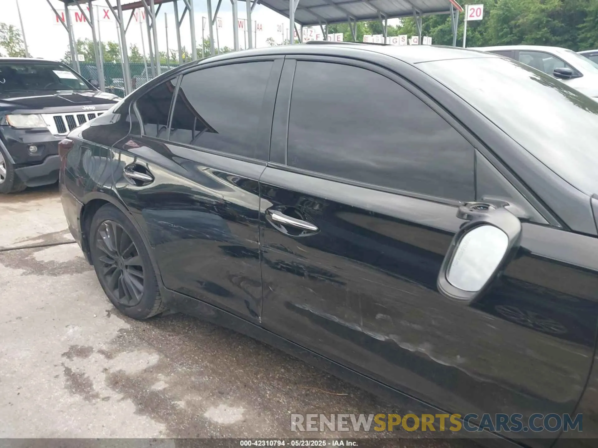 16 fotografías del automóvil dañado JN1EV7AR8LM255637 INFINITI Q50 2020