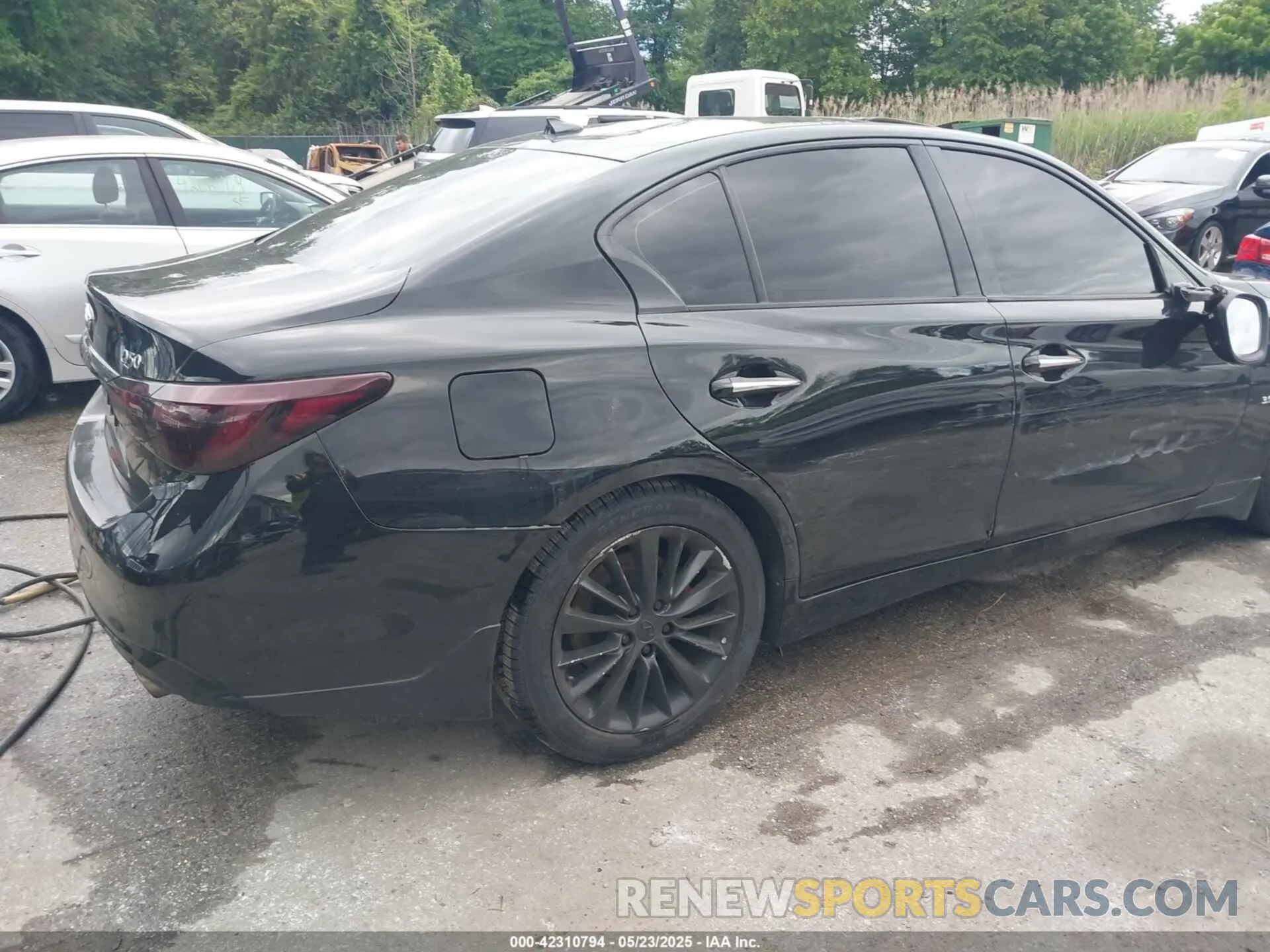 17 fotografías del automóvil dañado JN1EV7AR8LM255637 INFINITI Q50 2020