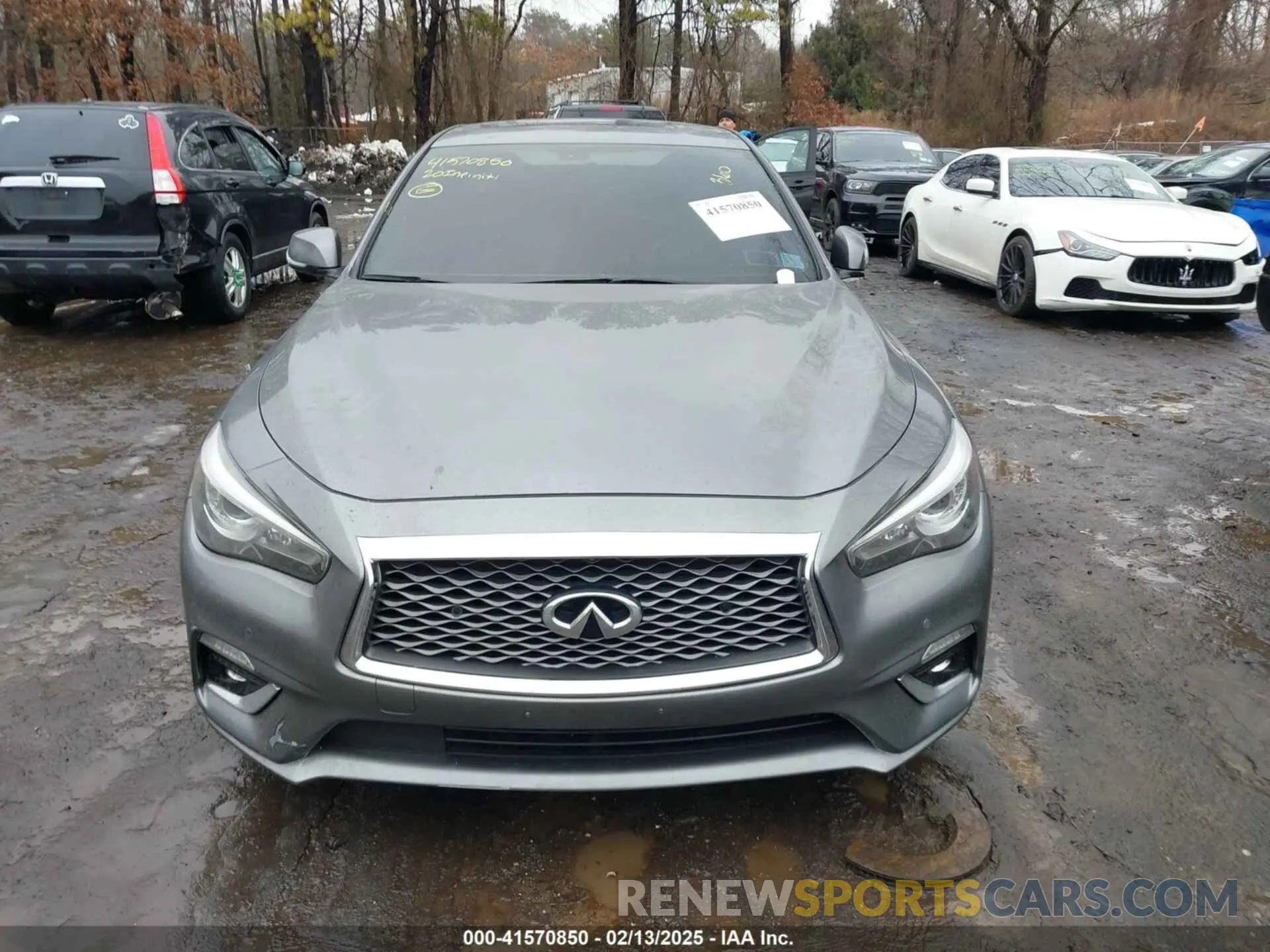 12 fotografías del automóvil dañado JN1EV7AR9LM251709 INFINITI Q50 2020