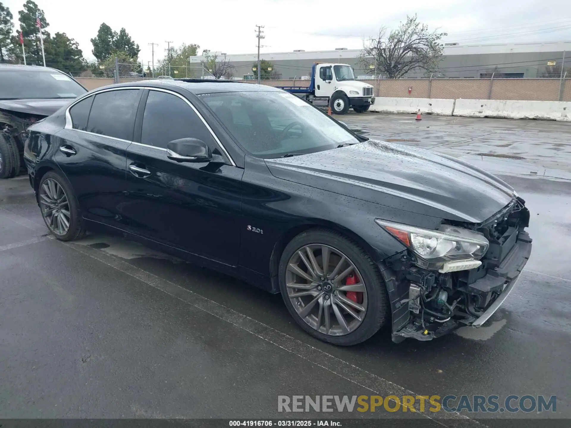1 fotografías del automóvil dañado JN1FV7AP2LM630067 INFINITI Q50 2020