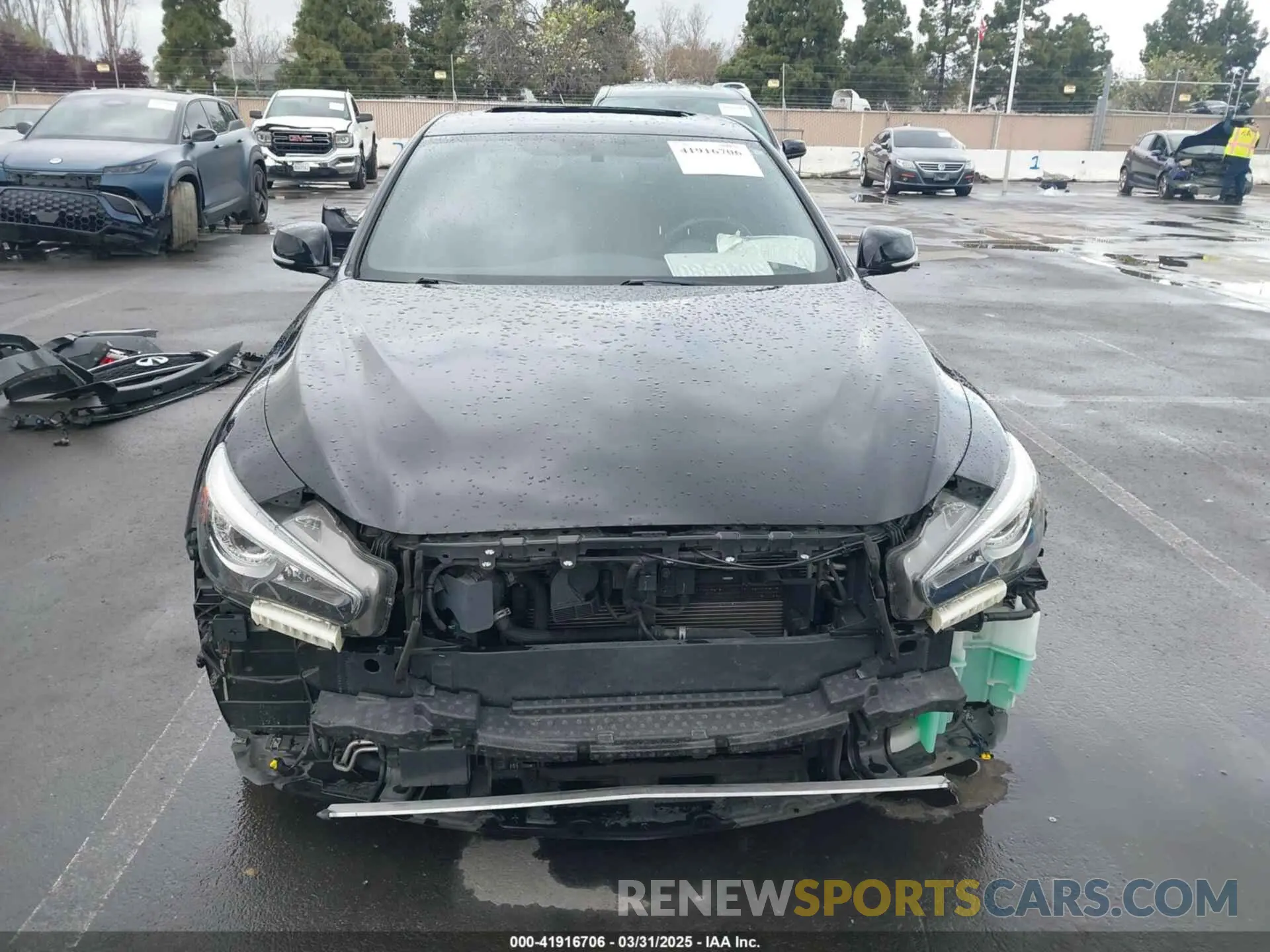 13 fotografías del automóvil dañado JN1FV7AP2LM630067 INFINITI Q50 2020