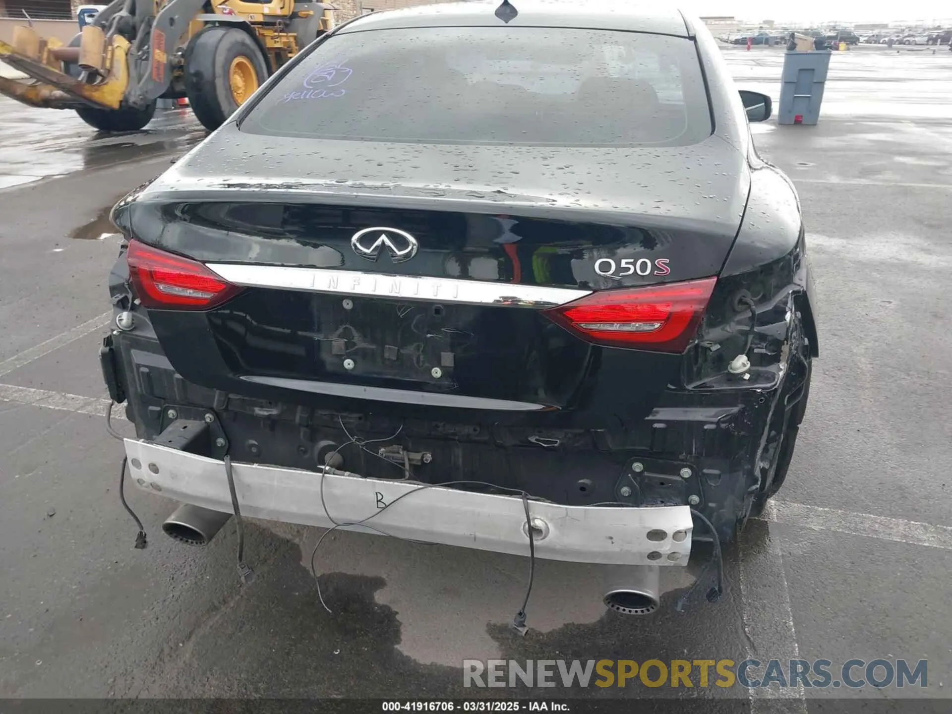 19 fotografías del automóvil dañado JN1FV7AP2LM630067 INFINITI Q50 2020