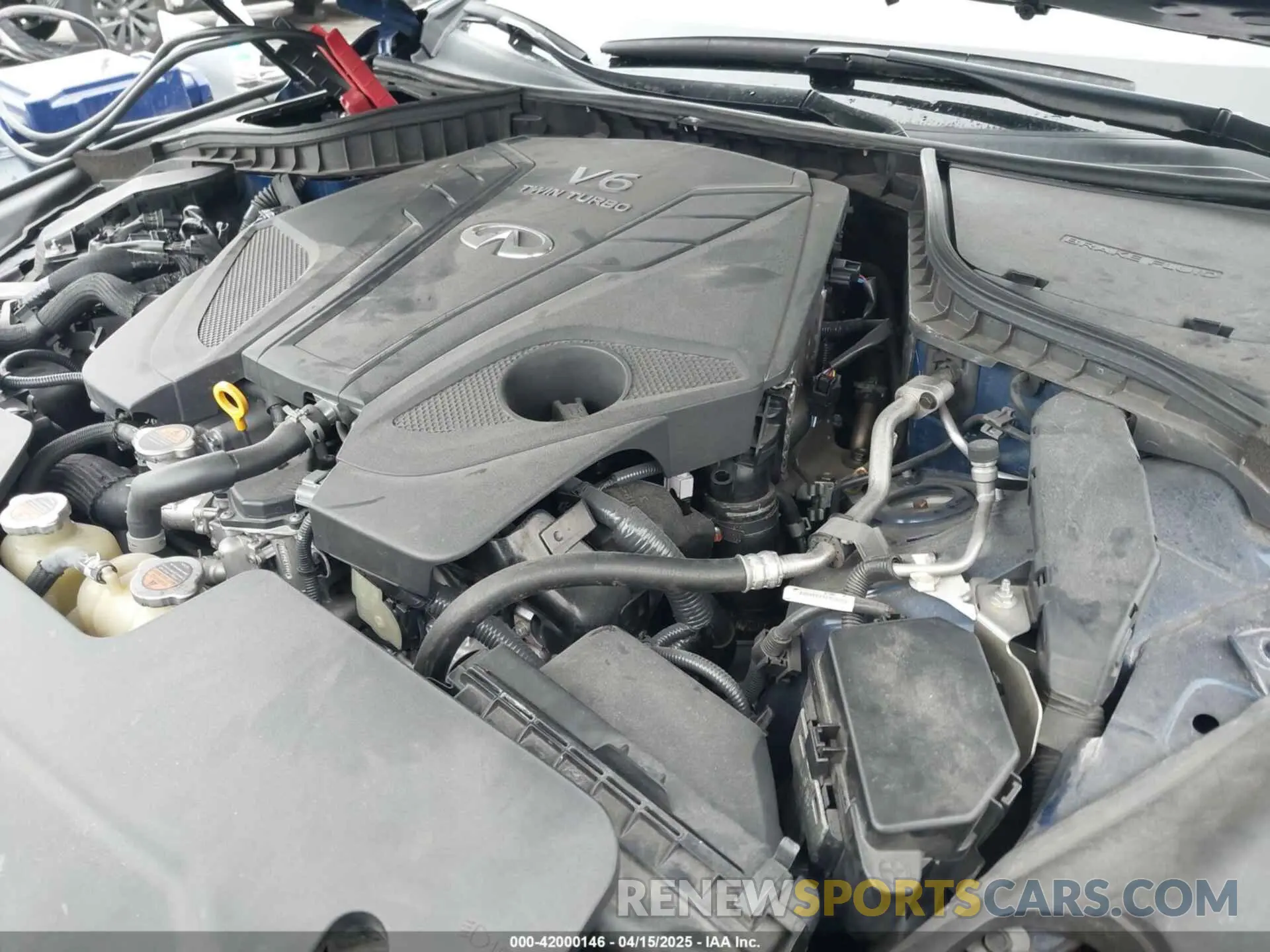 10 fotografías del automóvil dañado JN1FV7AP3LM630563 INFINITI Q50 2020