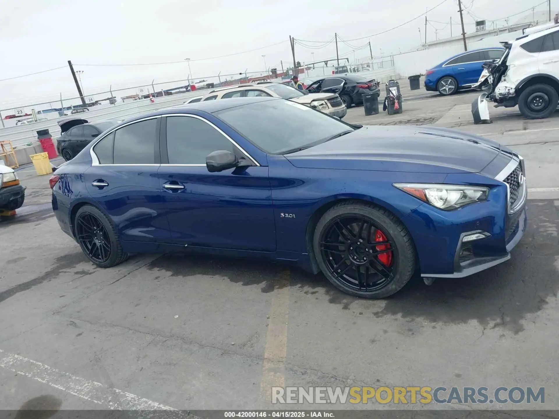 13 fotografías del automóvil dañado JN1FV7AP3LM630563 INFINITI Q50 2020