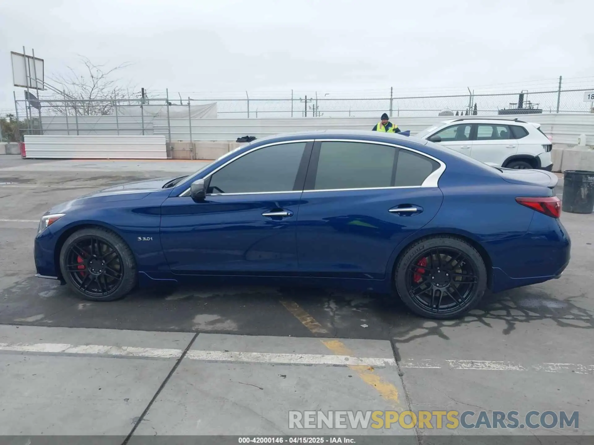 14 fotografías del automóvil dañado JN1FV7AP3LM630563 INFINITI Q50 2020