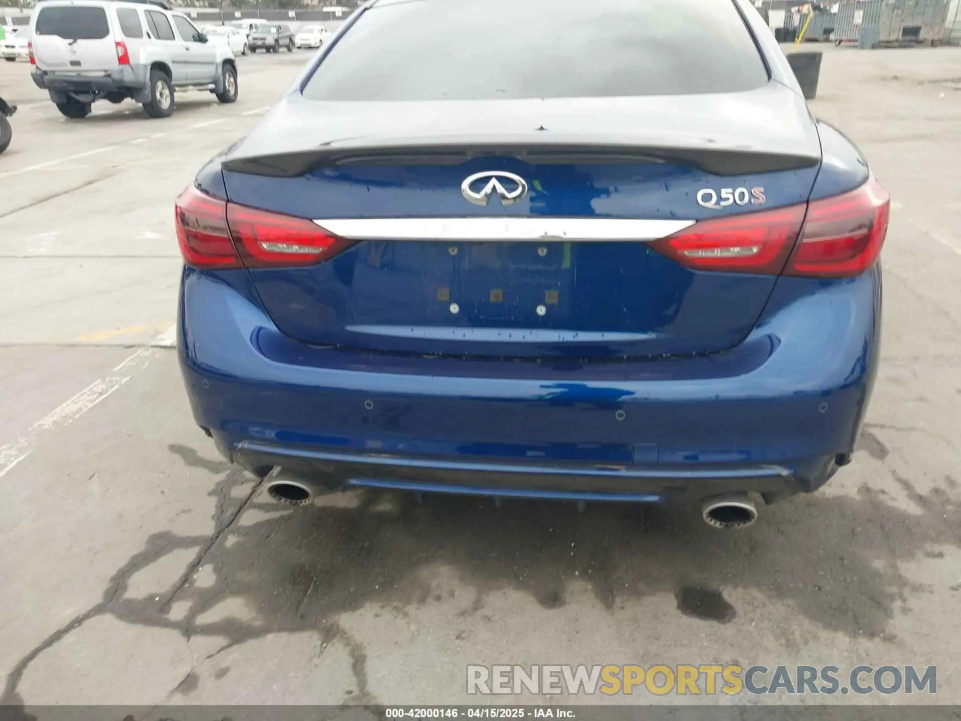 16 fotografías del automóvil dañado JN1FV7AP3LM630563 INFINITI Q50 2020