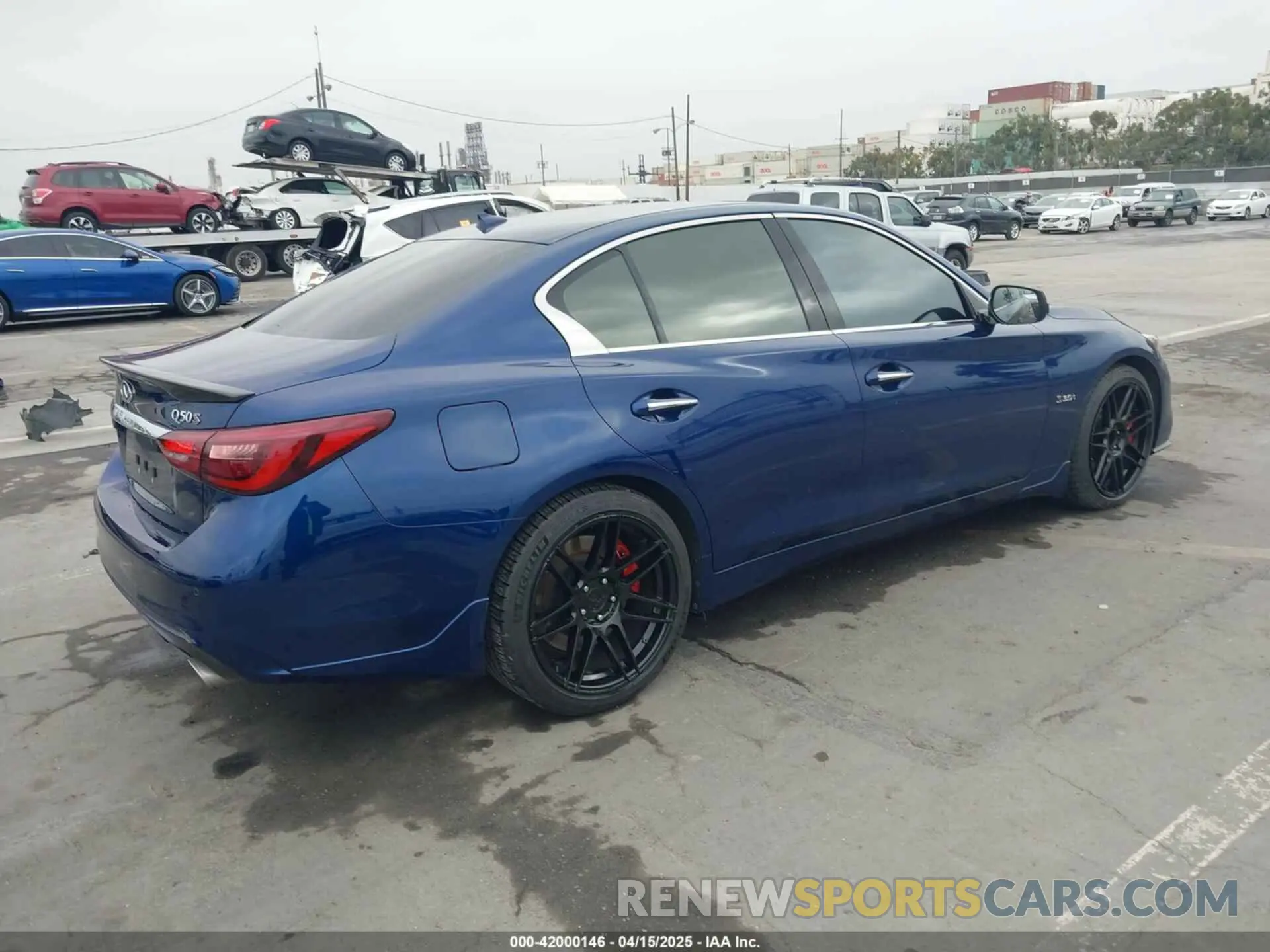 4 fotografías del automóvil dañado JN1FV7AP3LM630563 INFINITI Q50 2020