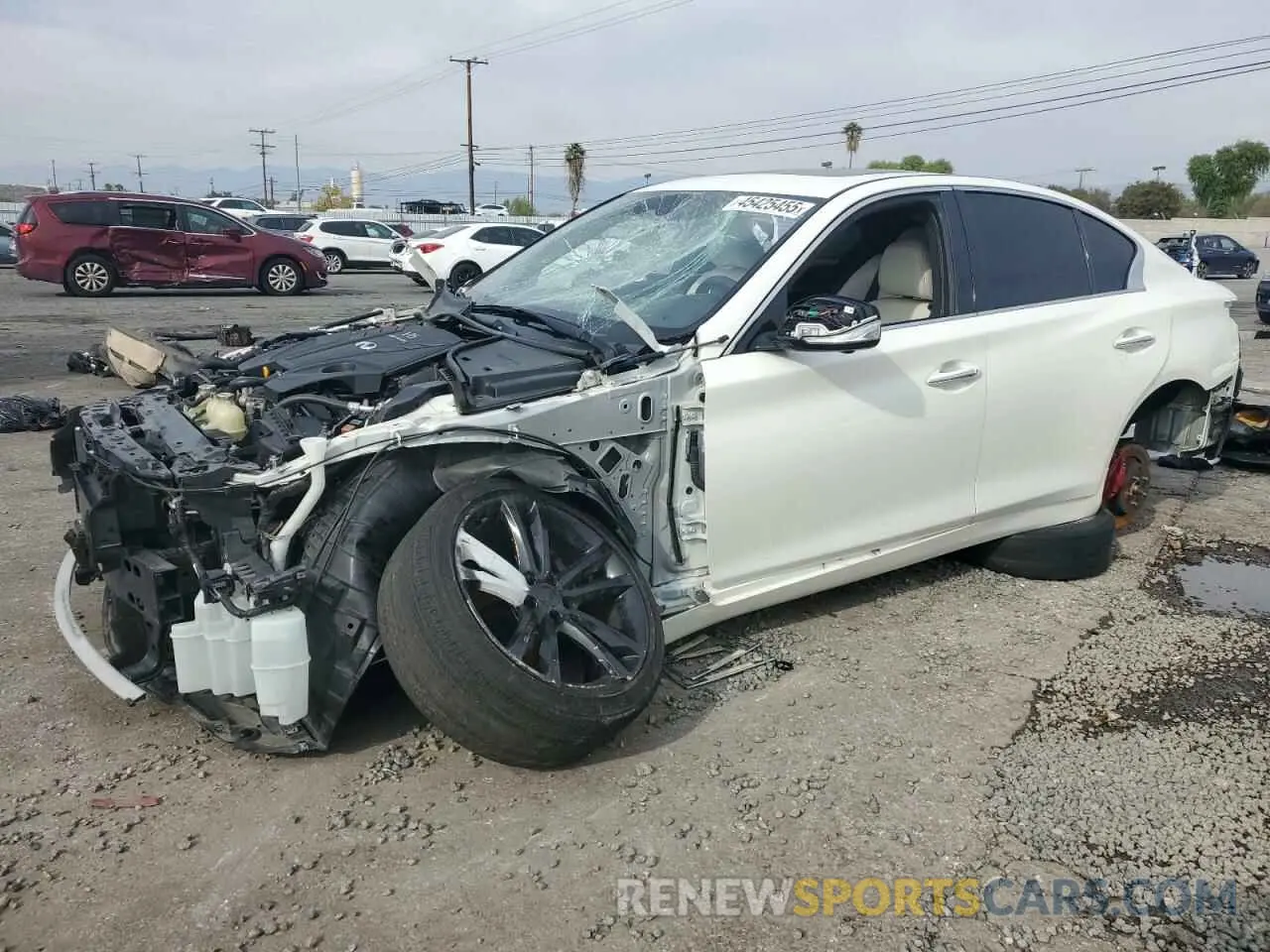1 fotografías del automóvil dañado JN1FV7AP8LM630087 INFINITI Q50 2020