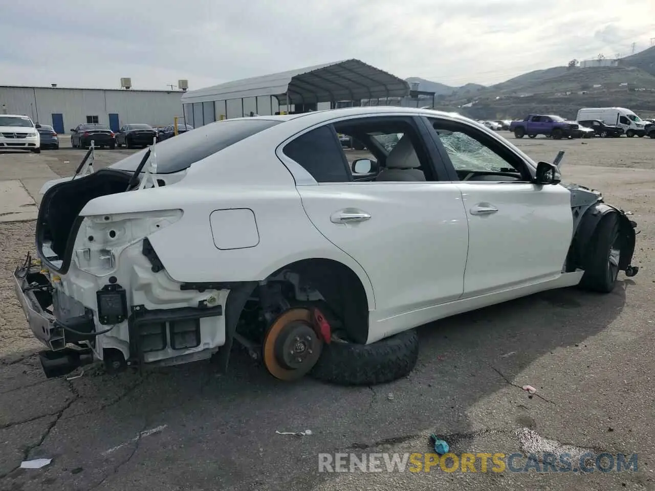 3 fotografías del automóvil dañado JN1FV7AP8LM630087 INFINITI Q50 2020