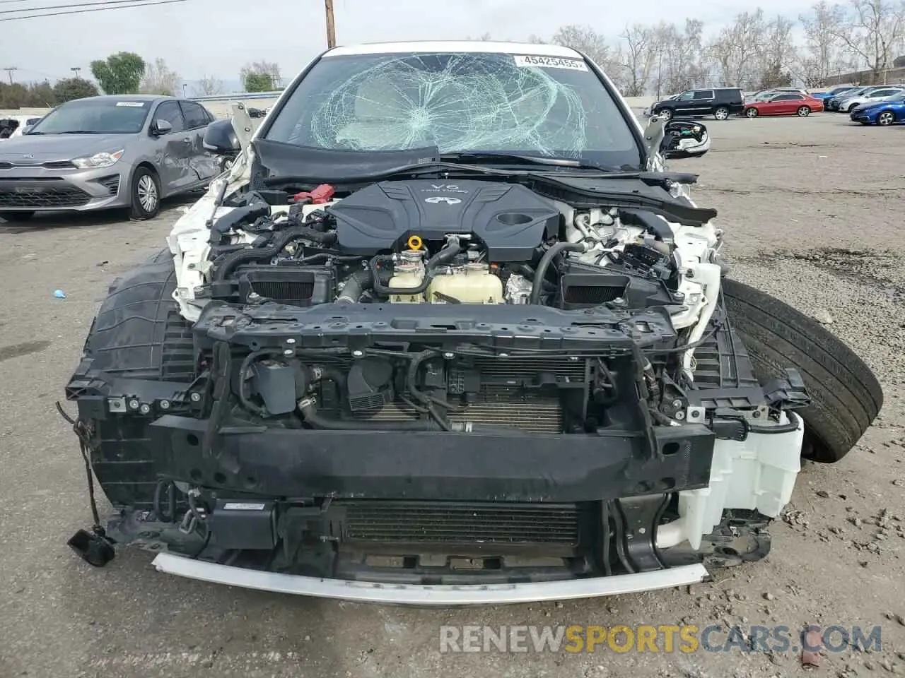 5 fotografías del automóvil dañado JN1FV7AP8LM630087 INFINITI Q50 2020