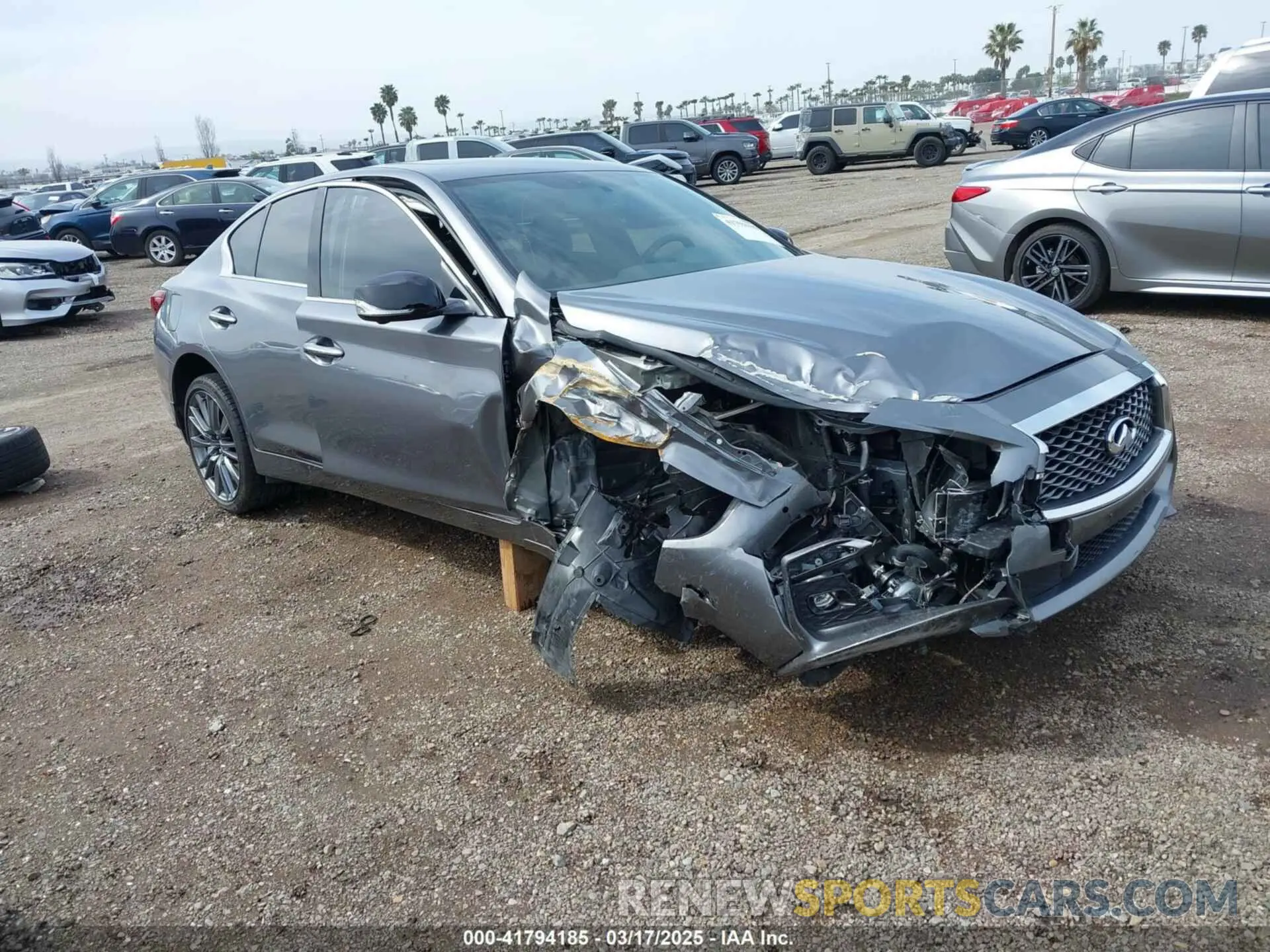 1 fotografías del automóvil dañado JN1FV7AP9LM630132 INFINITI Q50 2020