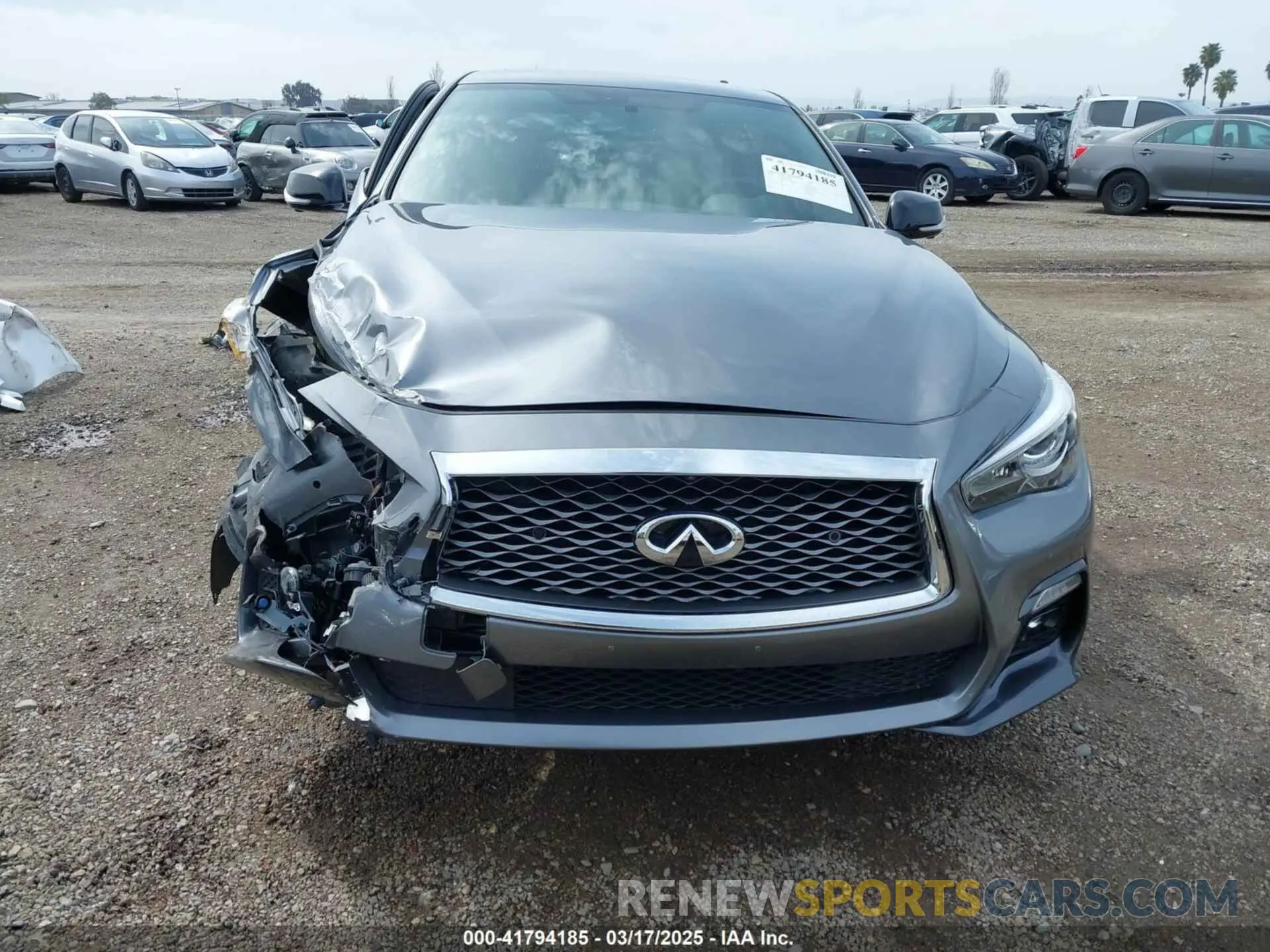 13 fotografías del automóvil dañado JN1FV7AP9LM630132 INFINITI Q50 2020