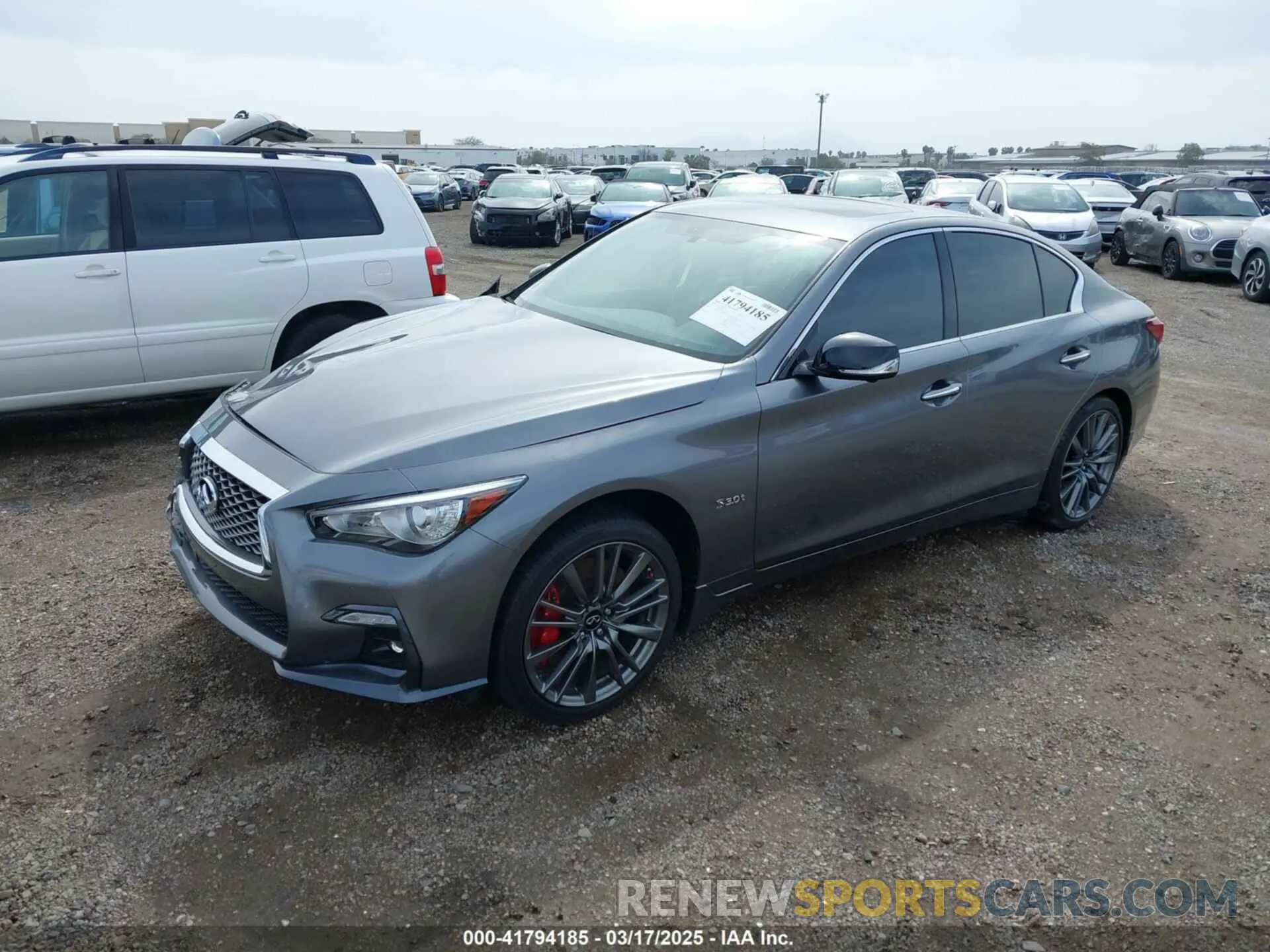 2 fotografías del automóvil dañado JN1FV7AP9LM630132 INFINITI Q50 2020