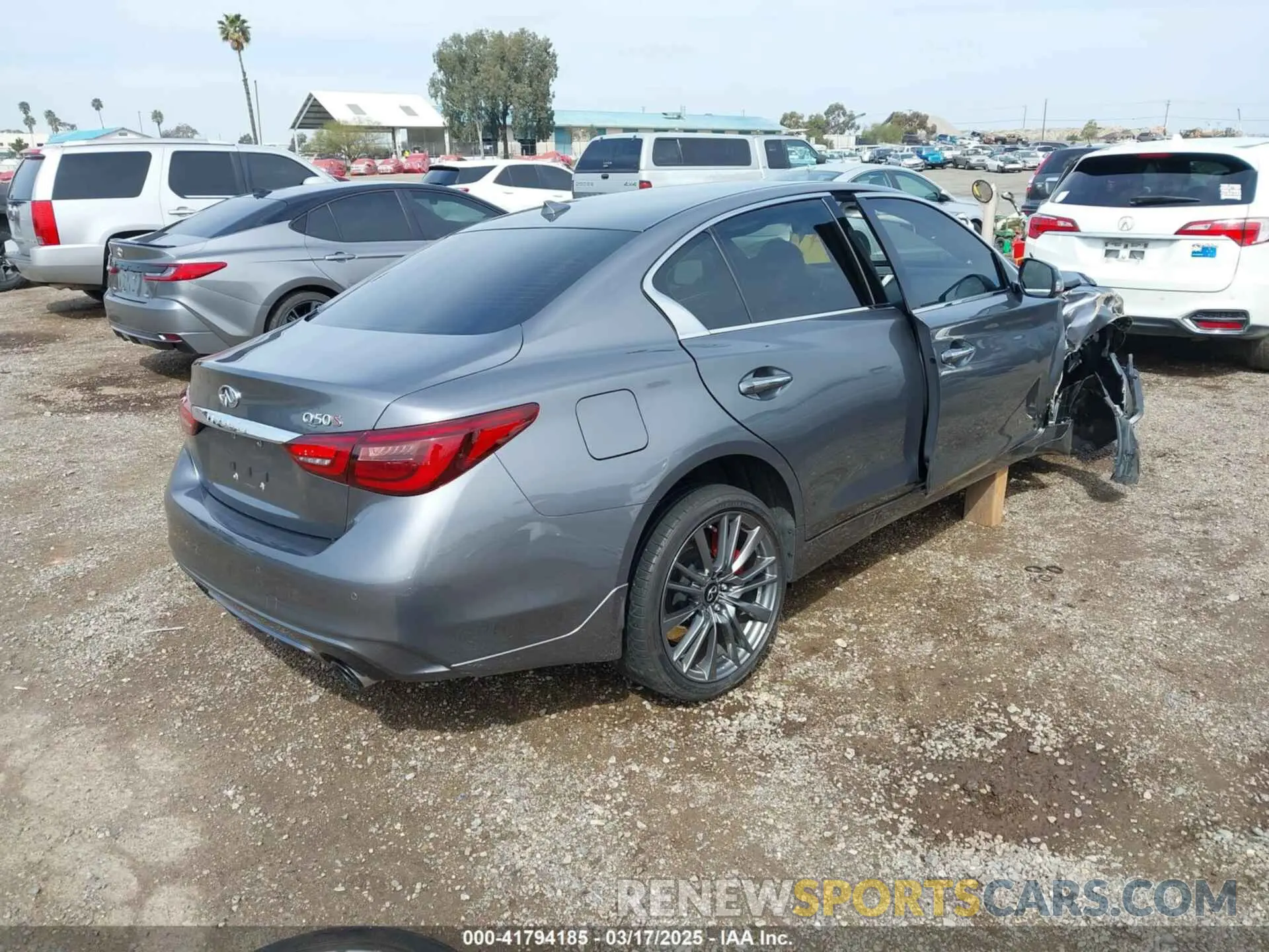 4 fotografías del automóvil dañado JN1FV7AP9LM630132 INFINITI Q50 2020