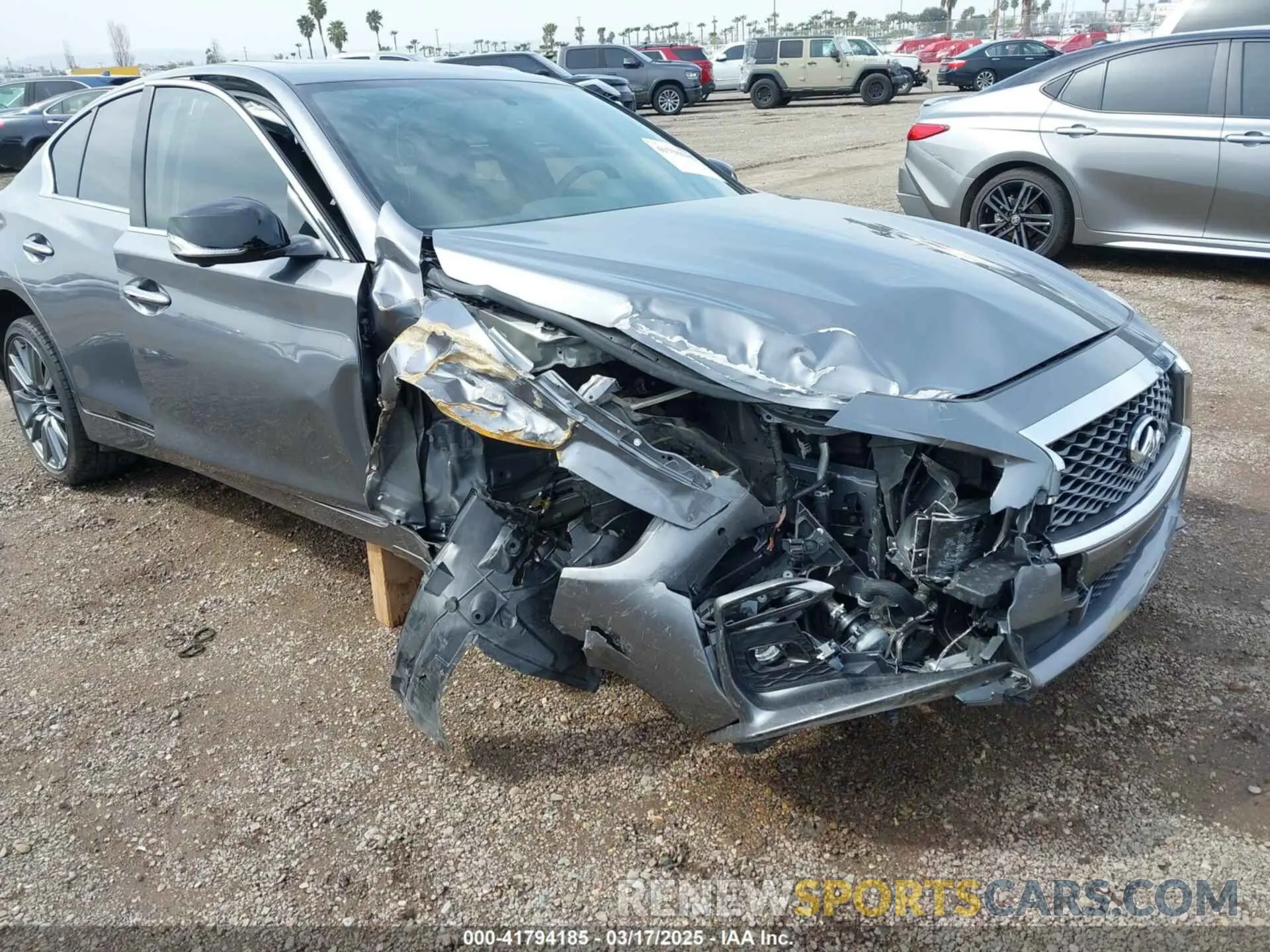 6 fotografías del automóvil dañado JN1FV7AP9LM630132 INFINITI Q50 2020