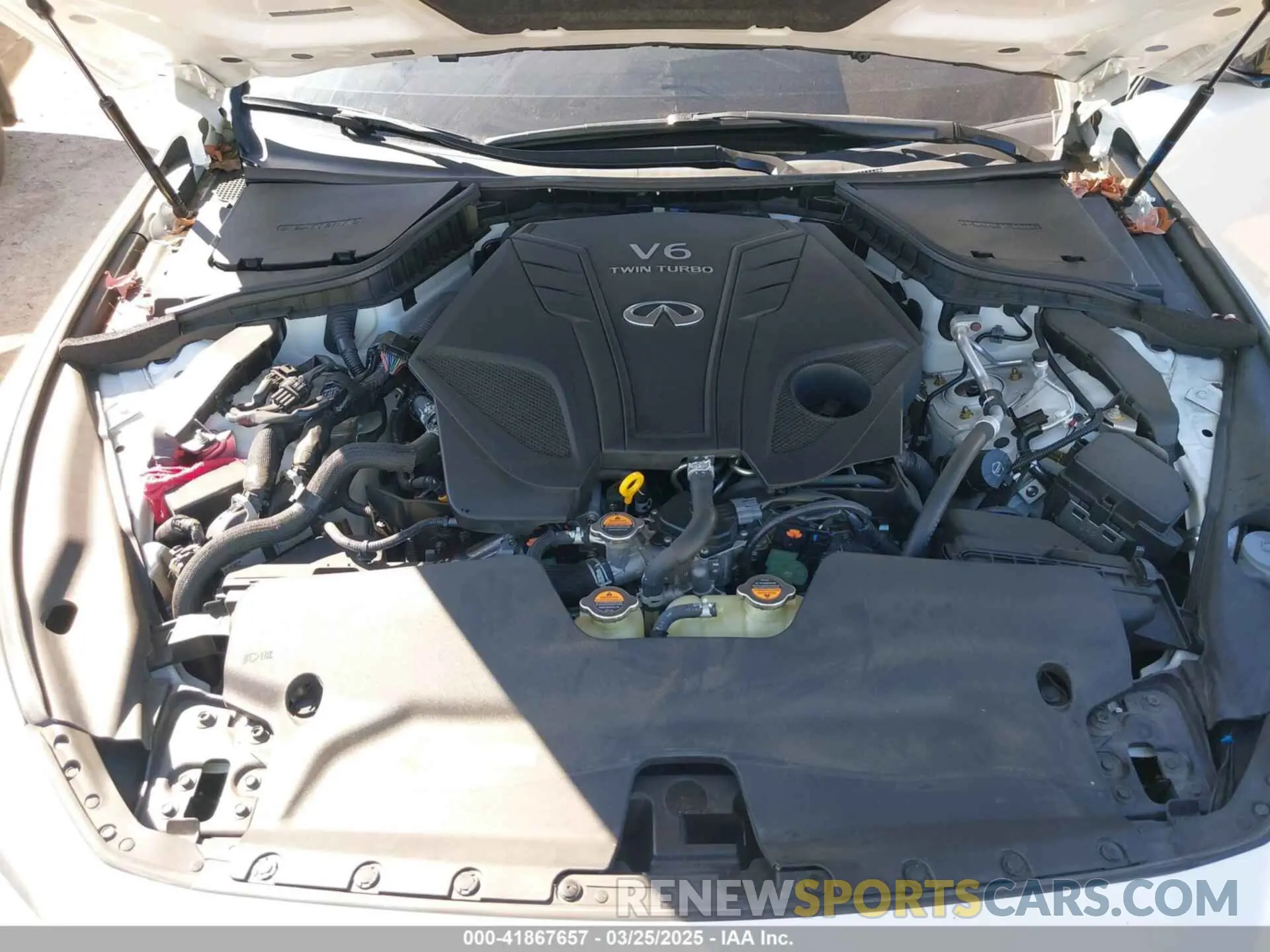 10 fotografías del automóvil dañado JN1FV7APXLM630253 INFINITI Q50 2020