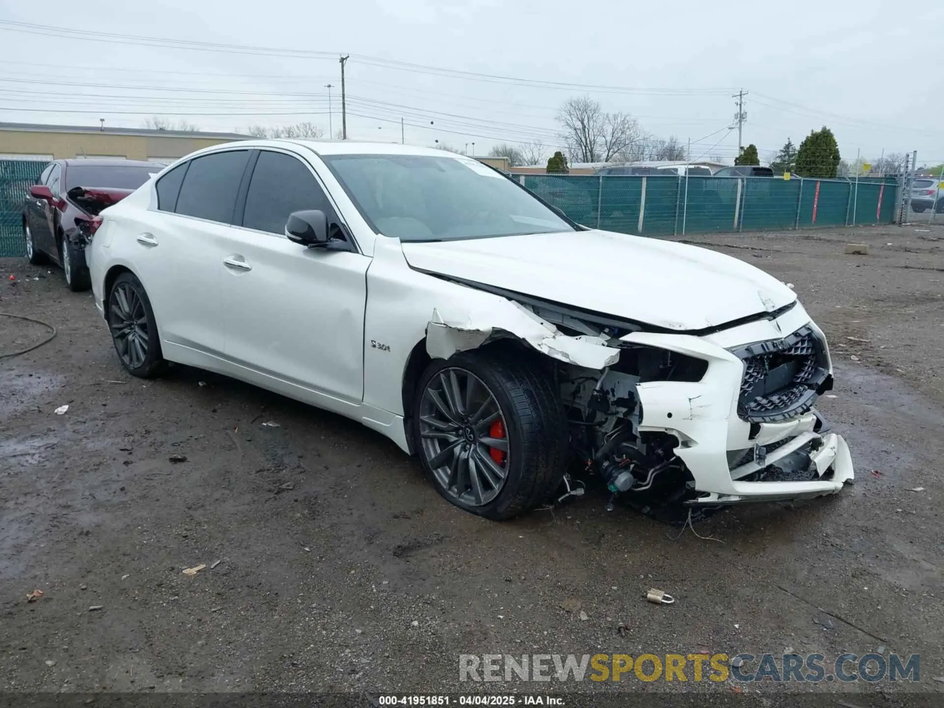 1 fotografías del automóvil dañado JN1FV7AR0LM660315 INFINITI Q50 2020