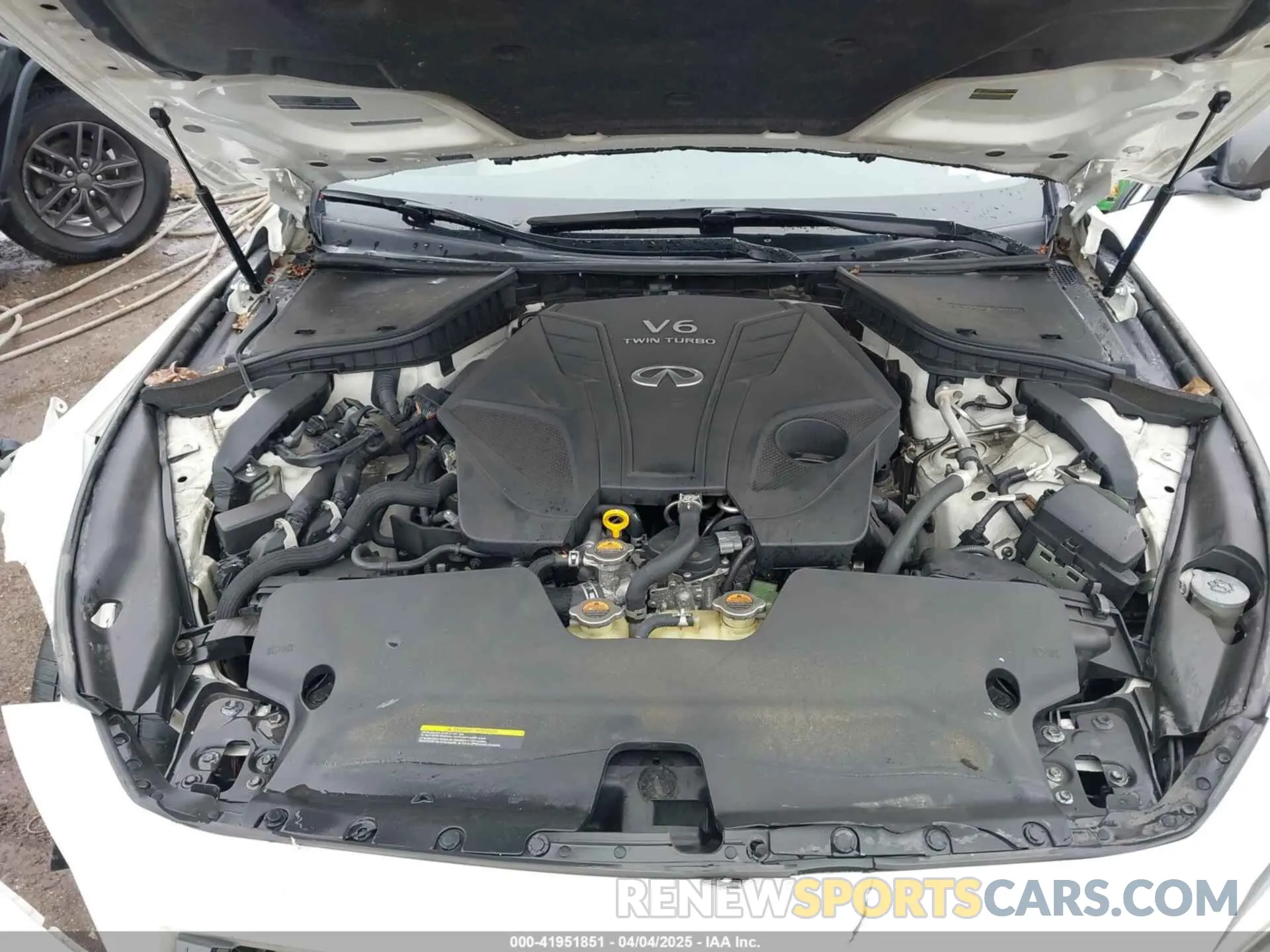 10 fotografías del automóvil dañado JN1FV7AR0LM660315 INFINITI Q50 2020