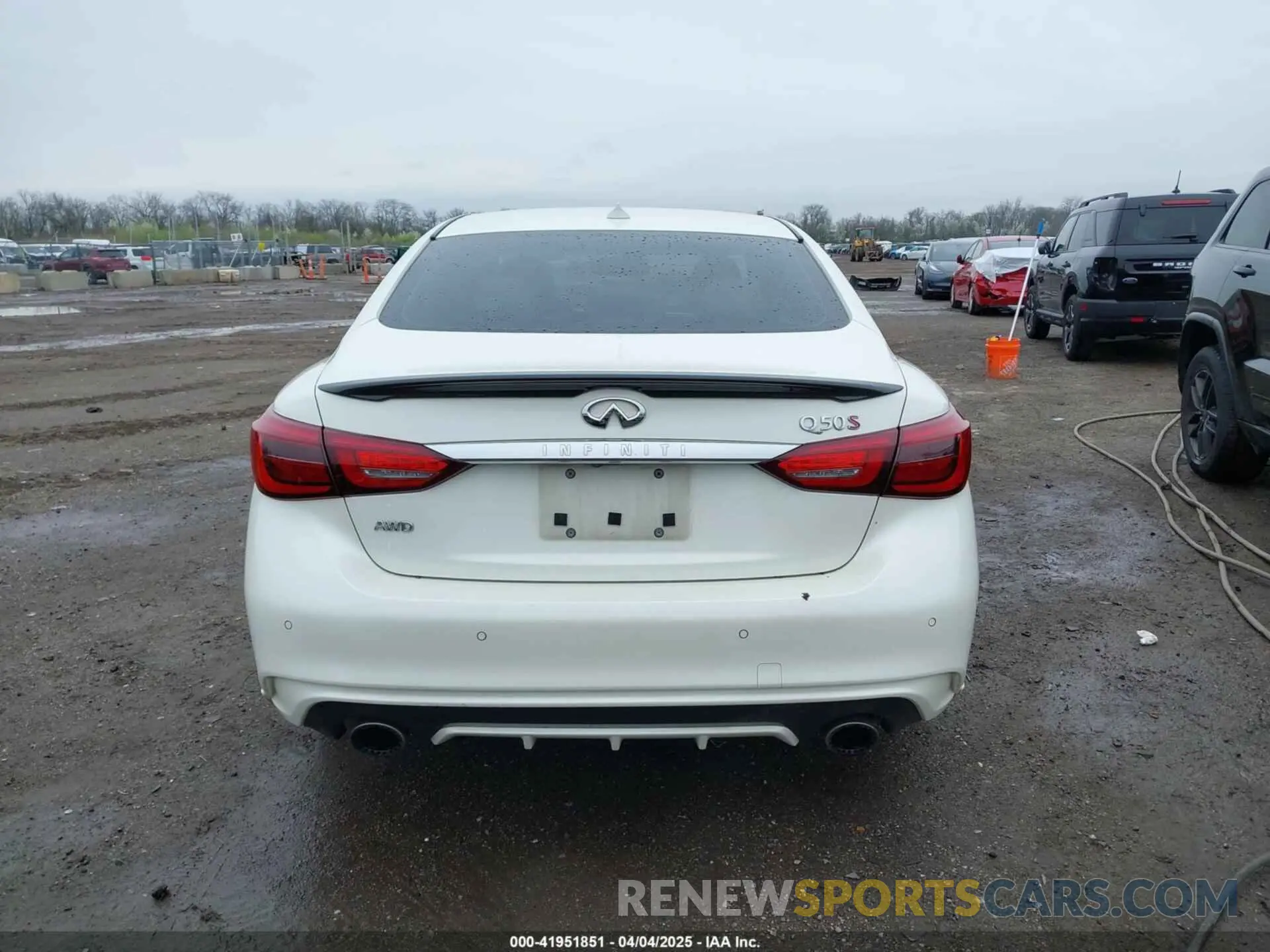 16 fotografías del automóvil dañado JN1FV7AR0LM660315 INFINITI Q50 2020
