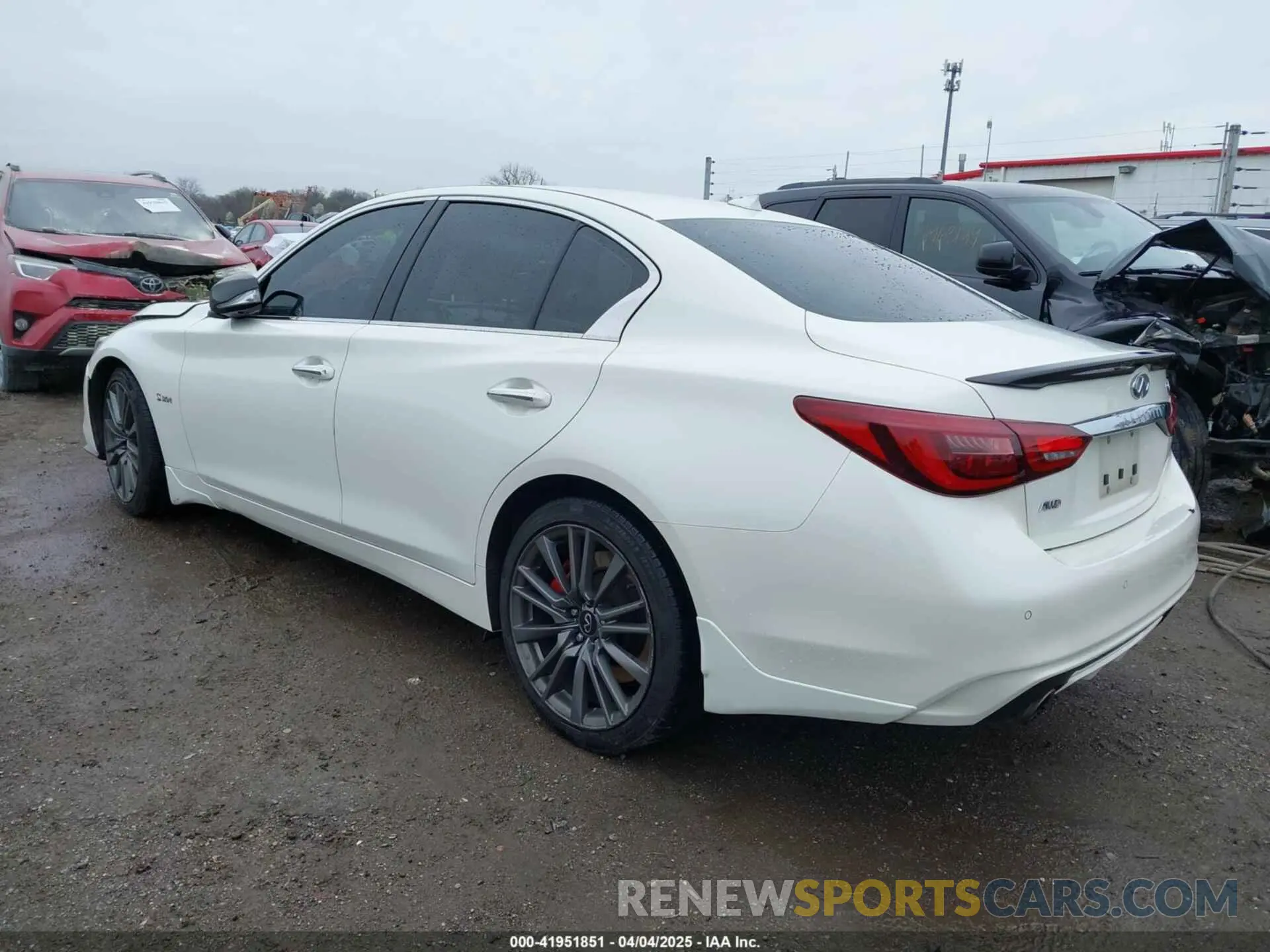 3 fotografías del automóvil dañado JN1FV7AR0LM660315 INFINITI Q50 2020