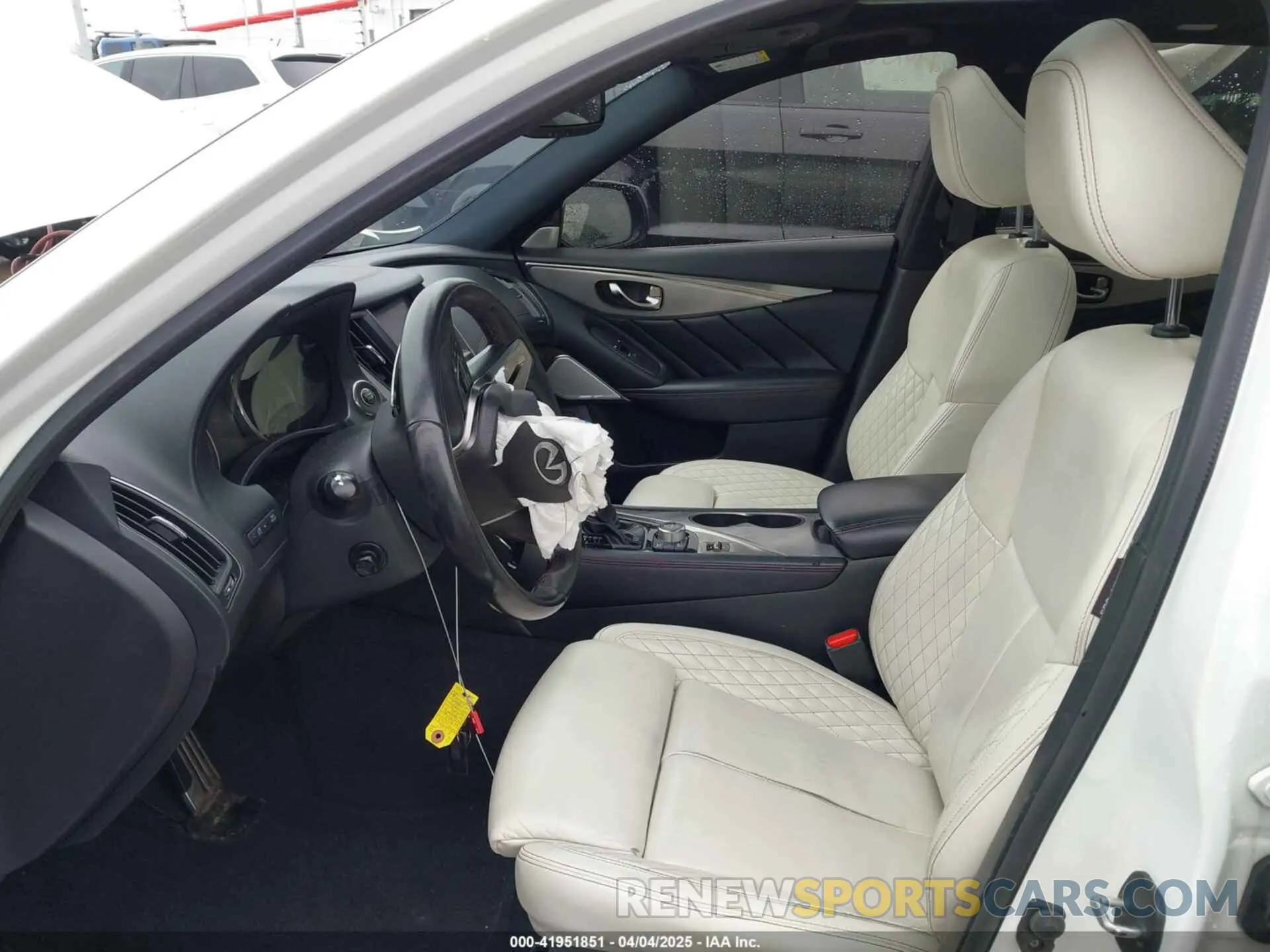 5 fotografías del automóvil dañado JN1FV7AR0LM660315 INFINITI Q50 2020