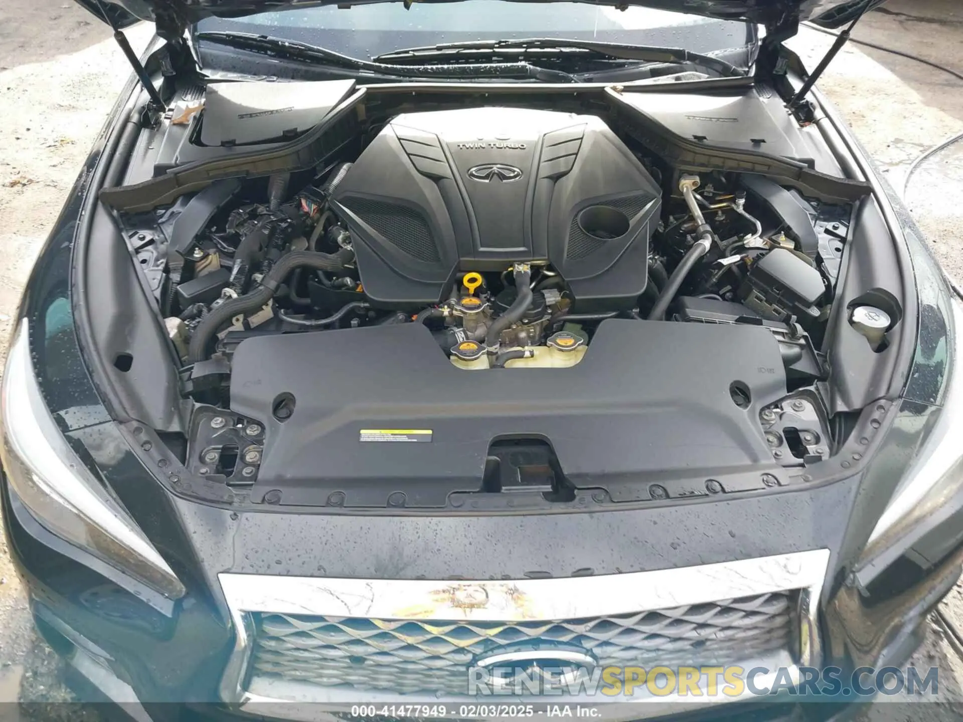 10 fotografías del automóvil dañado JN1FV7AR3LM660552 INFINITI Q50 2020
