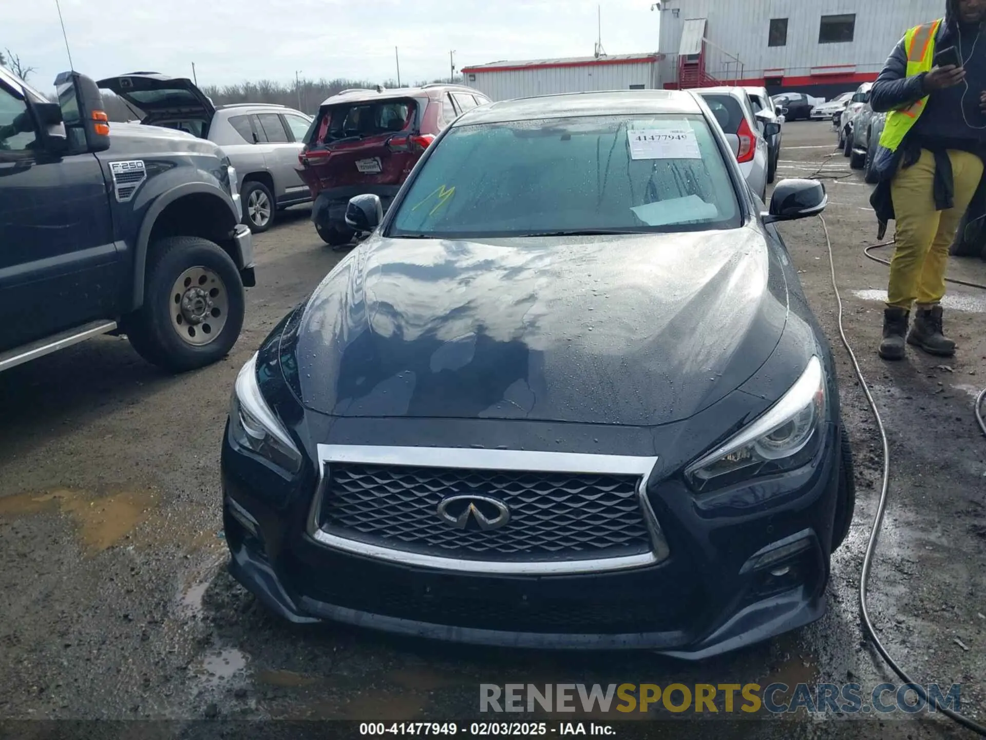 11 fotografías del automóvil dañado JN1FV7AR3LM660552 INFINITI Q50 2020