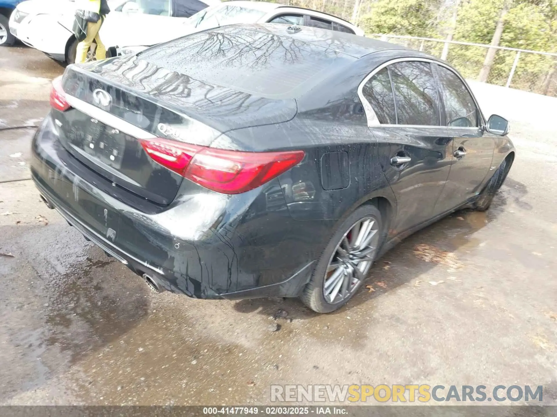 4 fotografías del automóvil dañado JN1FV7AR3LM660552 INFINITI Q50 2020