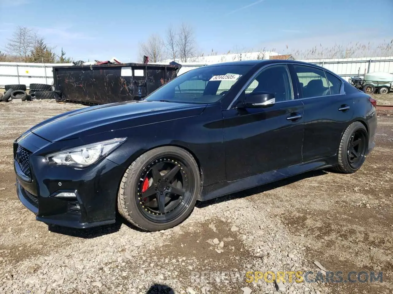 1 fotografías del automóvil dañado JN1FV7AR3LM660650 INFINITI Q50 2020