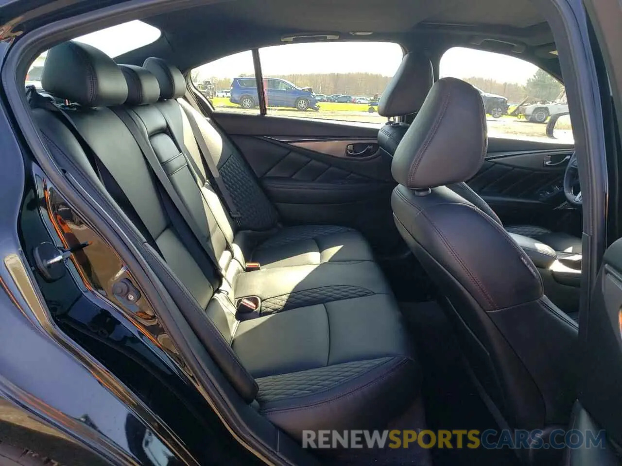 10 fotografías del automóvil dañado JN1FV7AR3LM660650 INFINITI Q50 2020